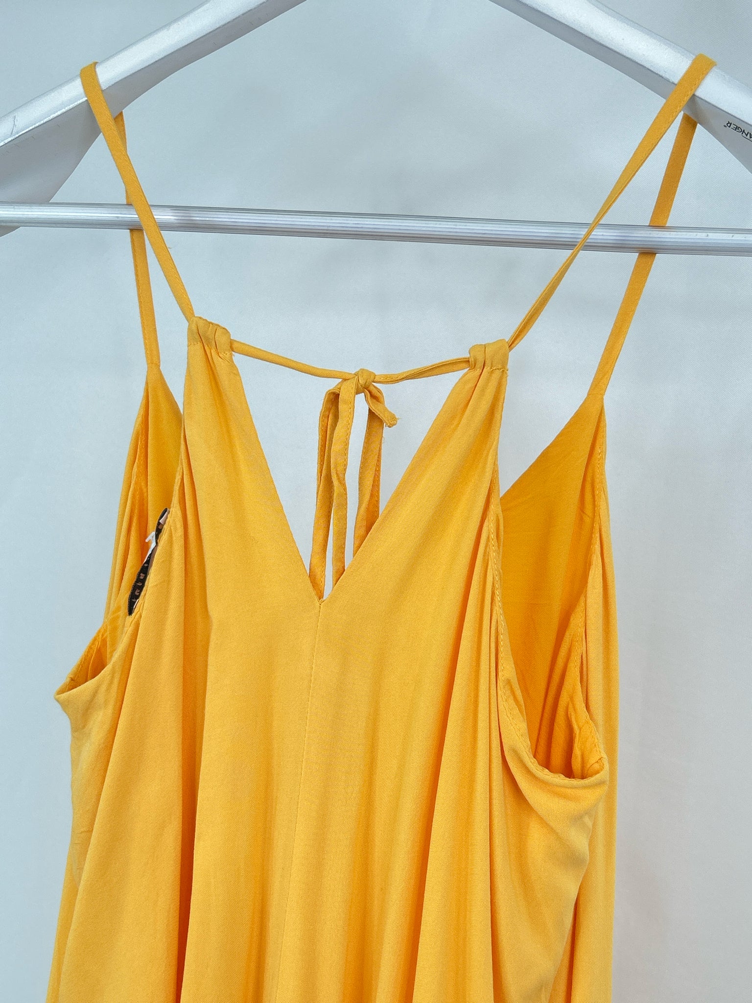 GIANNI BINI Size XS Orange Yellow Women Dress