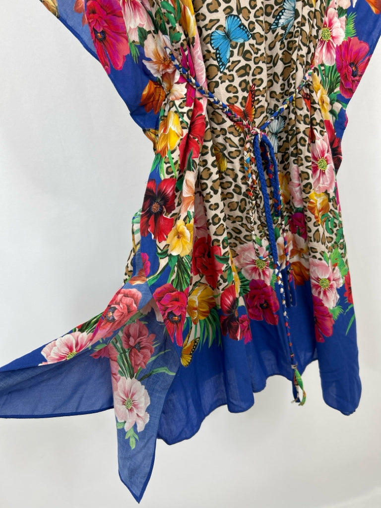 JOHNNY WAS Size 2X Multi-Color Women's Kaftan