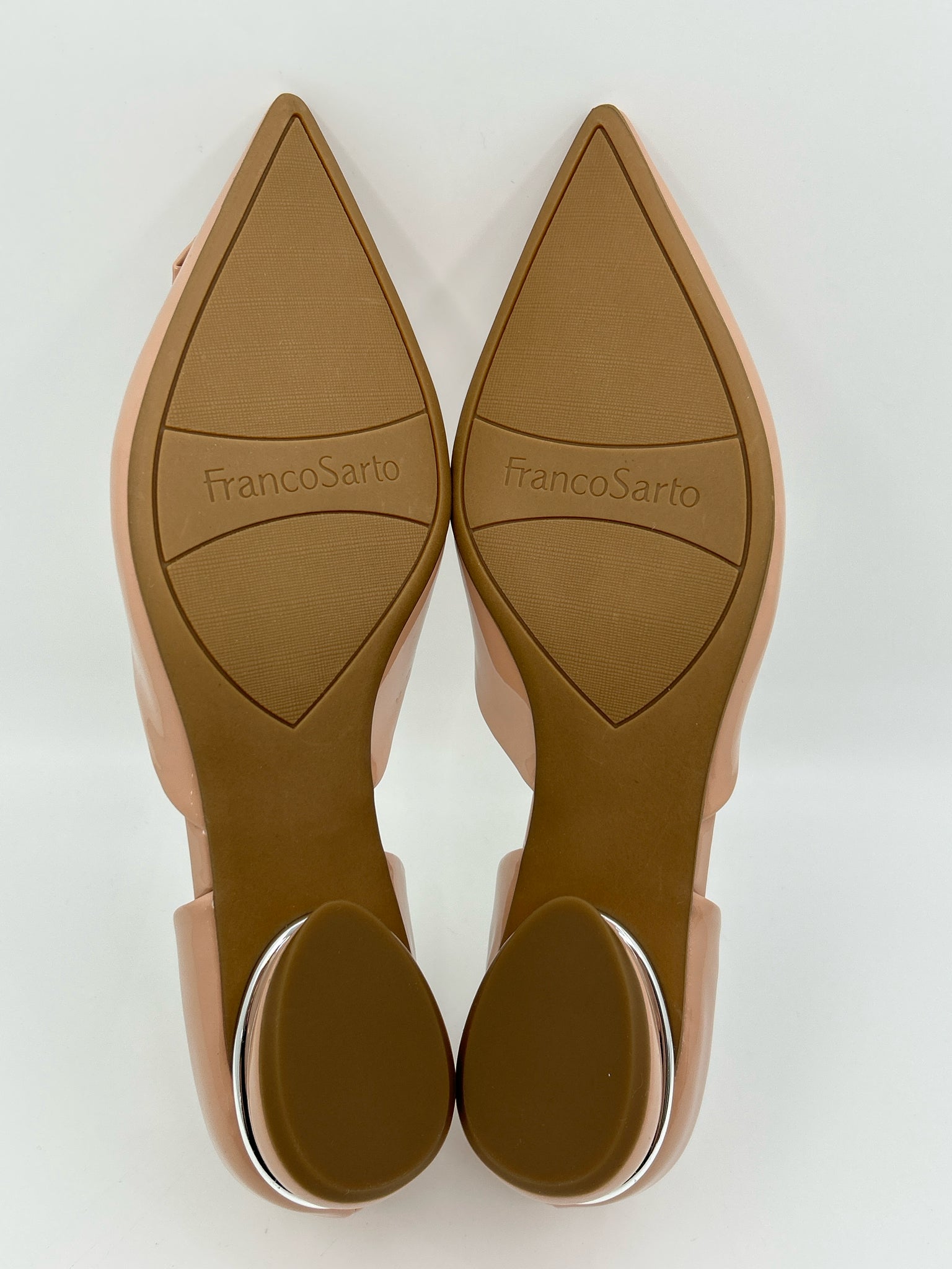 FRANCO SARTO Size 11M Peach Women Flats NIB