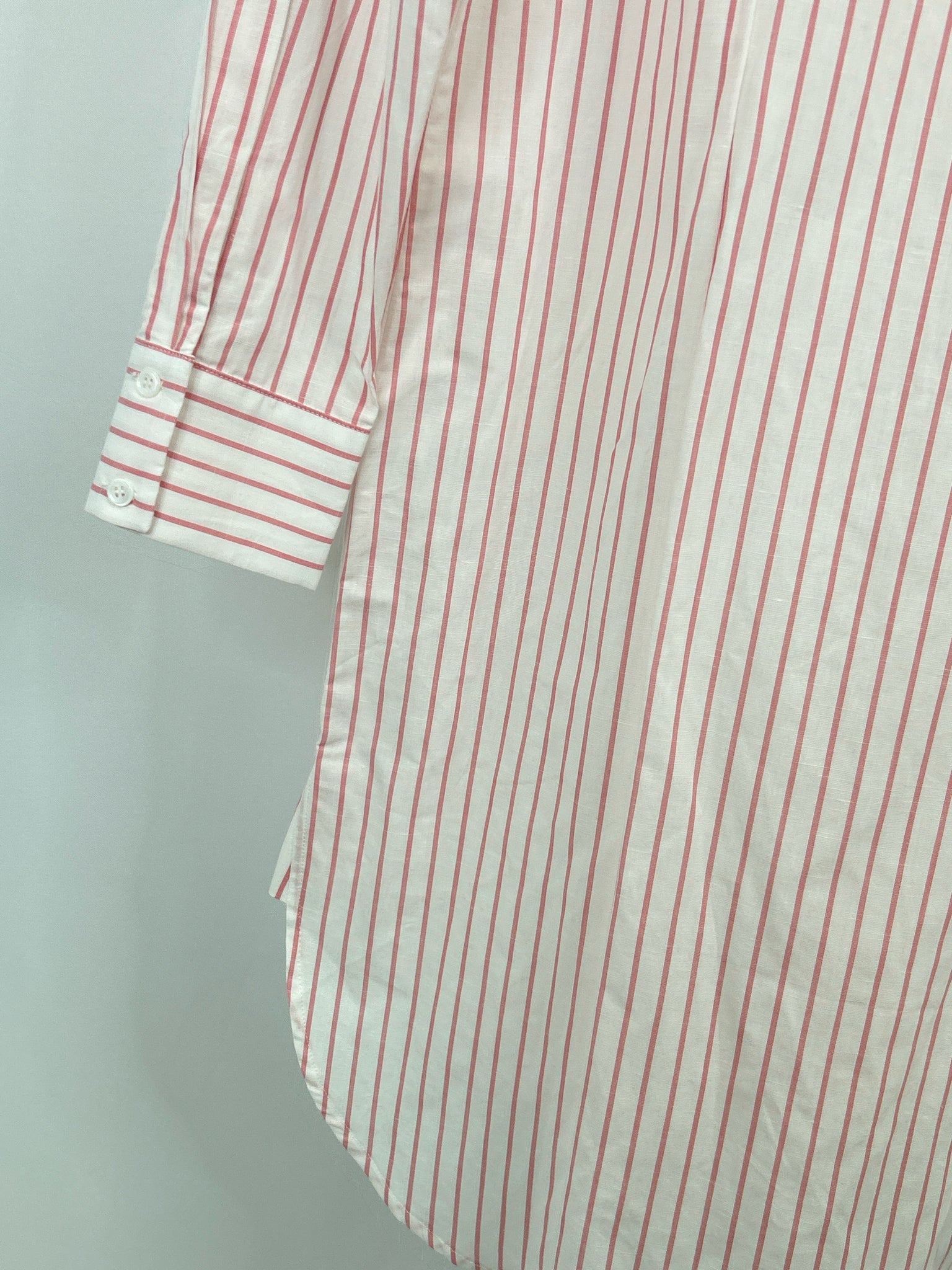 Harshman Size L White and Pink Women Dress NWT