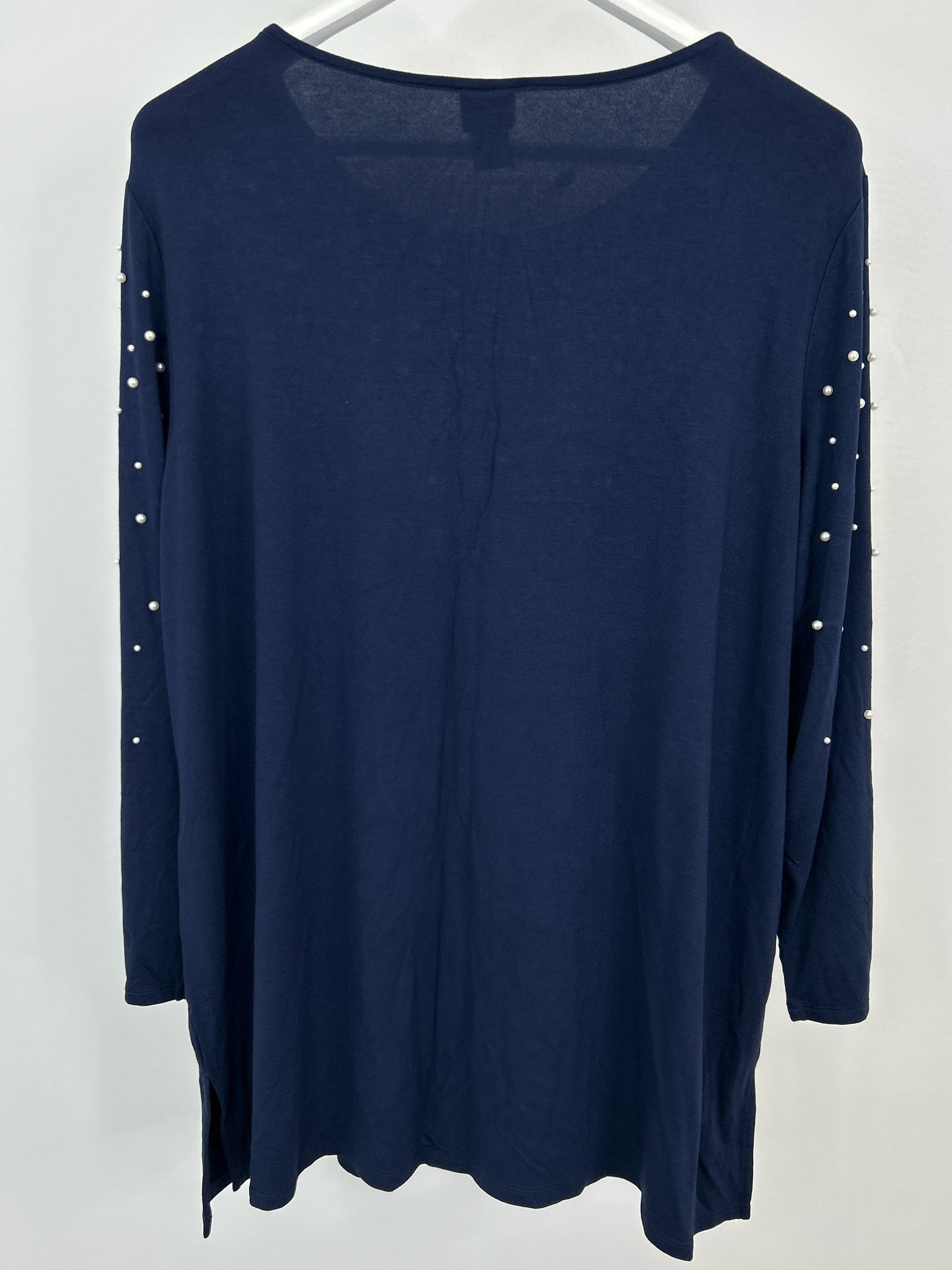 CHICO'S Size XXL Navy Women Top