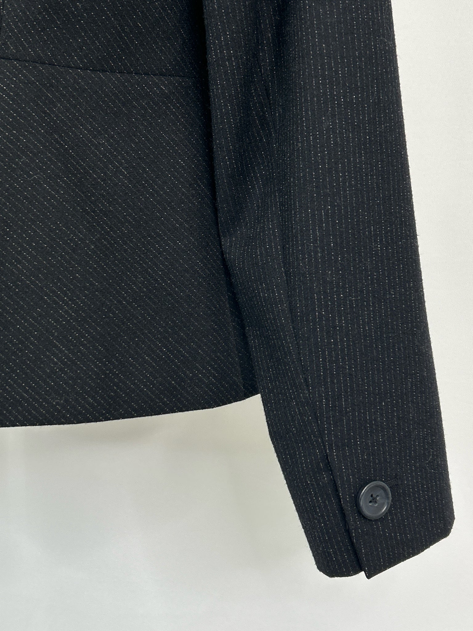 CLASSIQUES ENTIER Size 4 Black and Silver Women Blazer