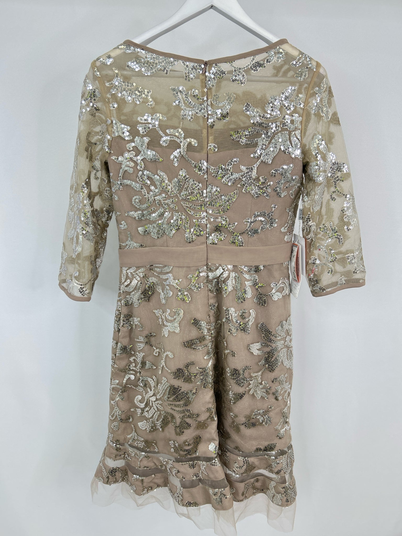 JJ's HOUSE Size 10 Taupe Women Dress NWT