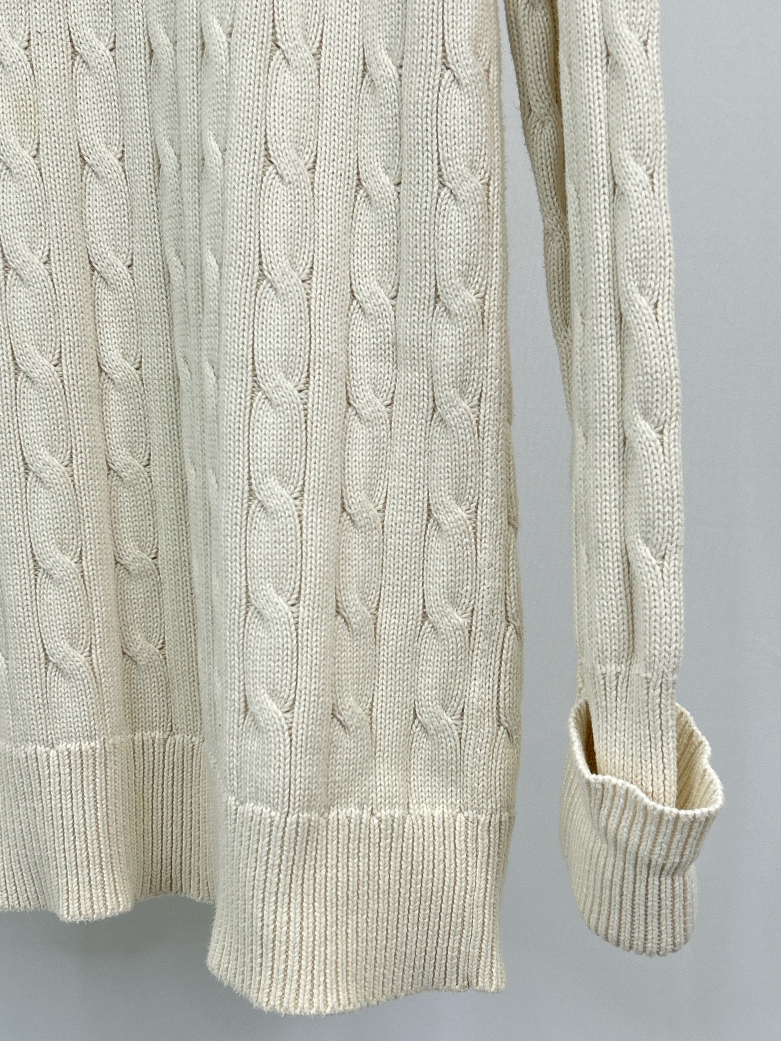 RALPH LAUREN SPORT Size L Cream Women Sweater