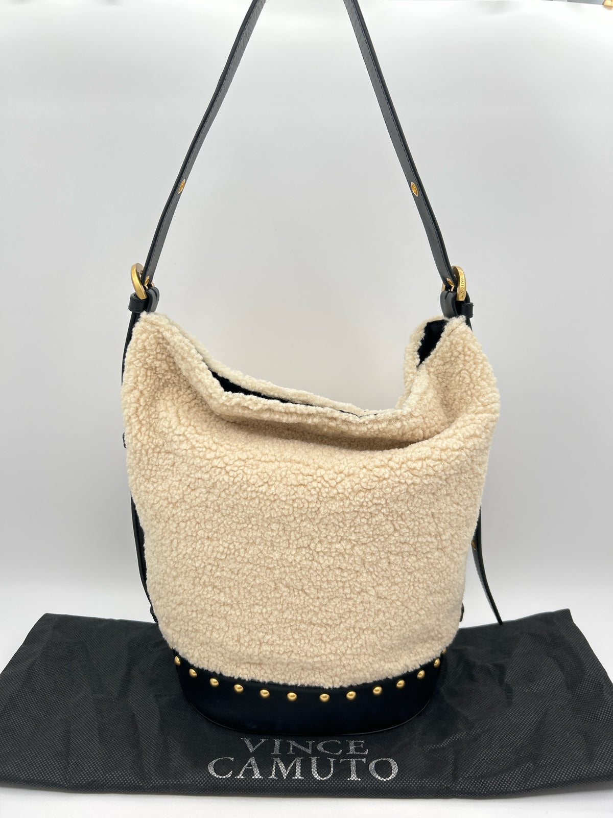 VINCE CAMUTO CREAM AND BLACK Women Purse