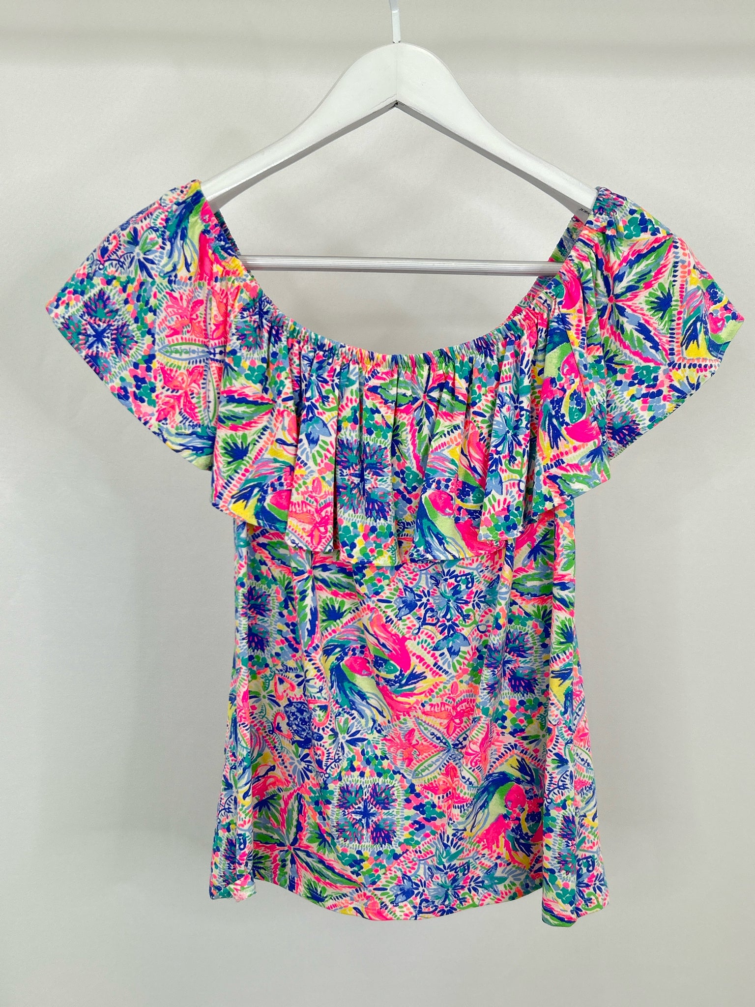 LILLY PULITZER Size XS Multi-Color Women Top