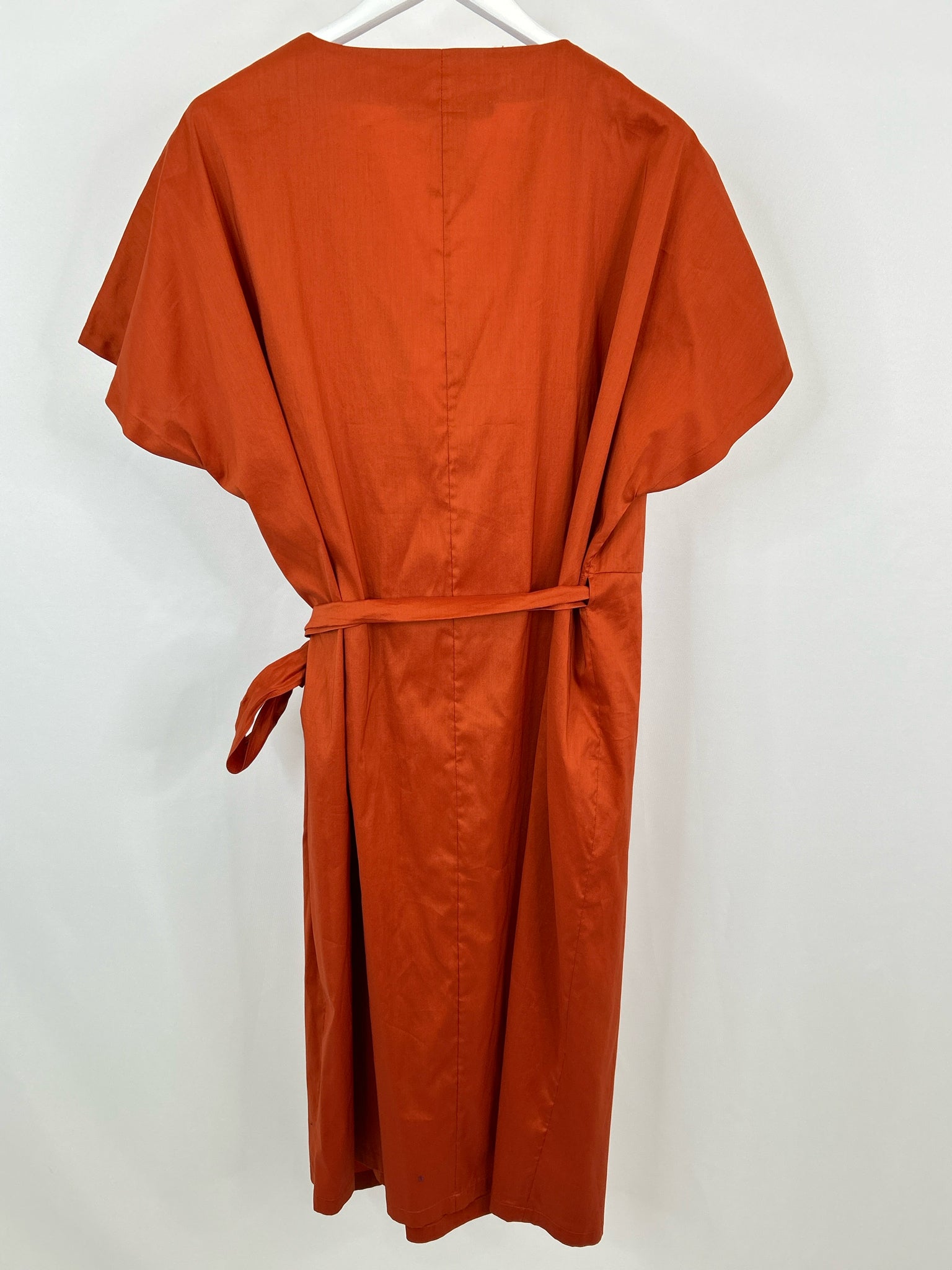 MARINA RINALDI Size 24 Burnt Orange Women Dress