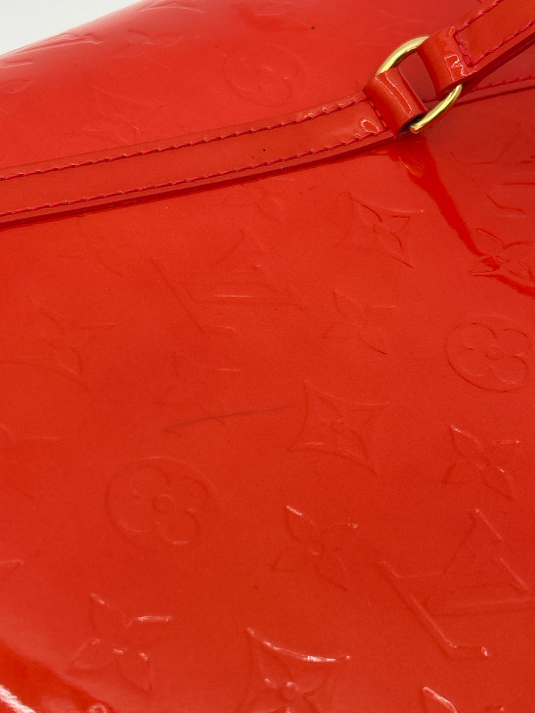 LOUIS VUITTON Red Orange Women's Purse