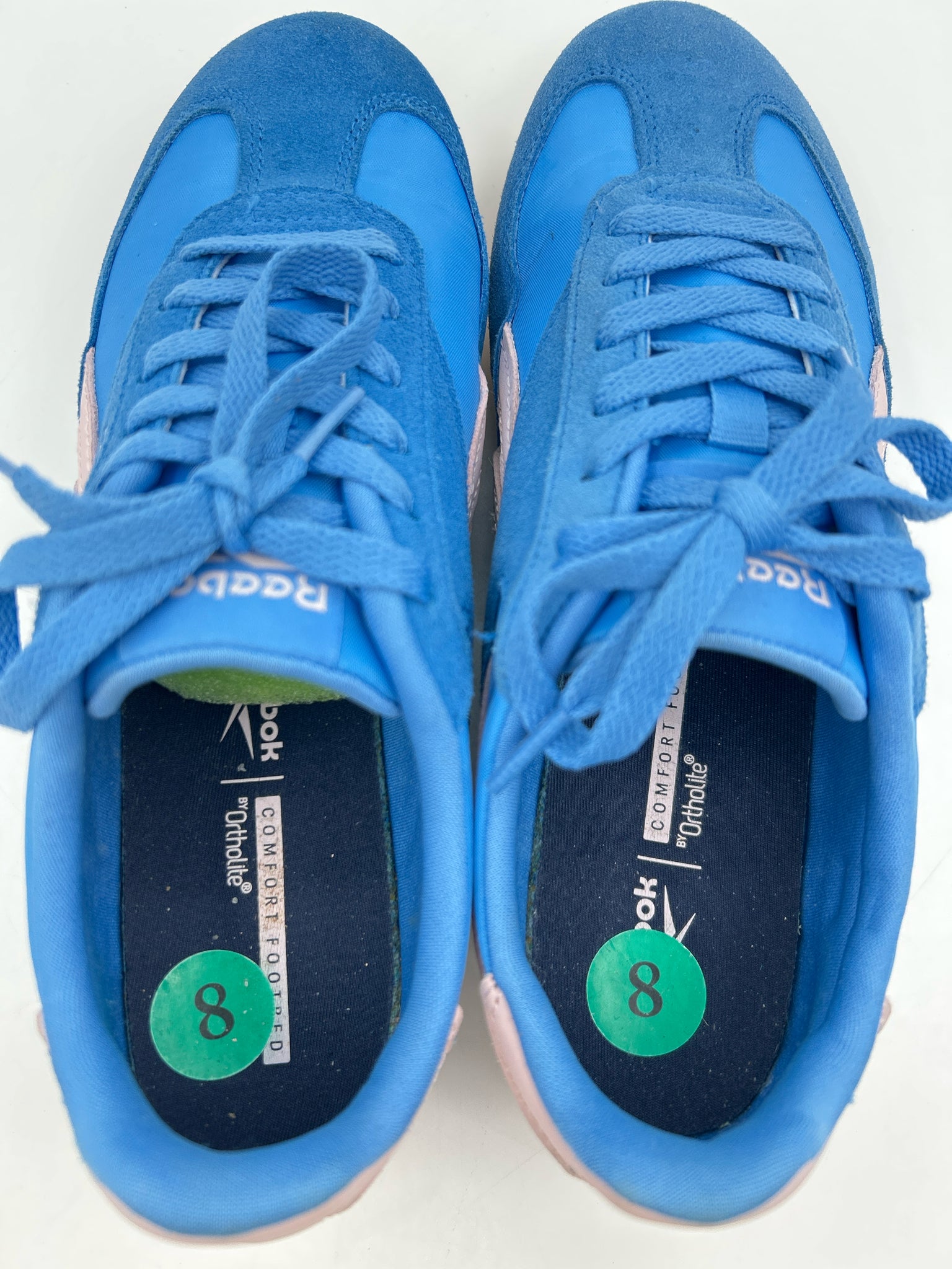 REEBOK Size 8 Blue Women Sneakers
