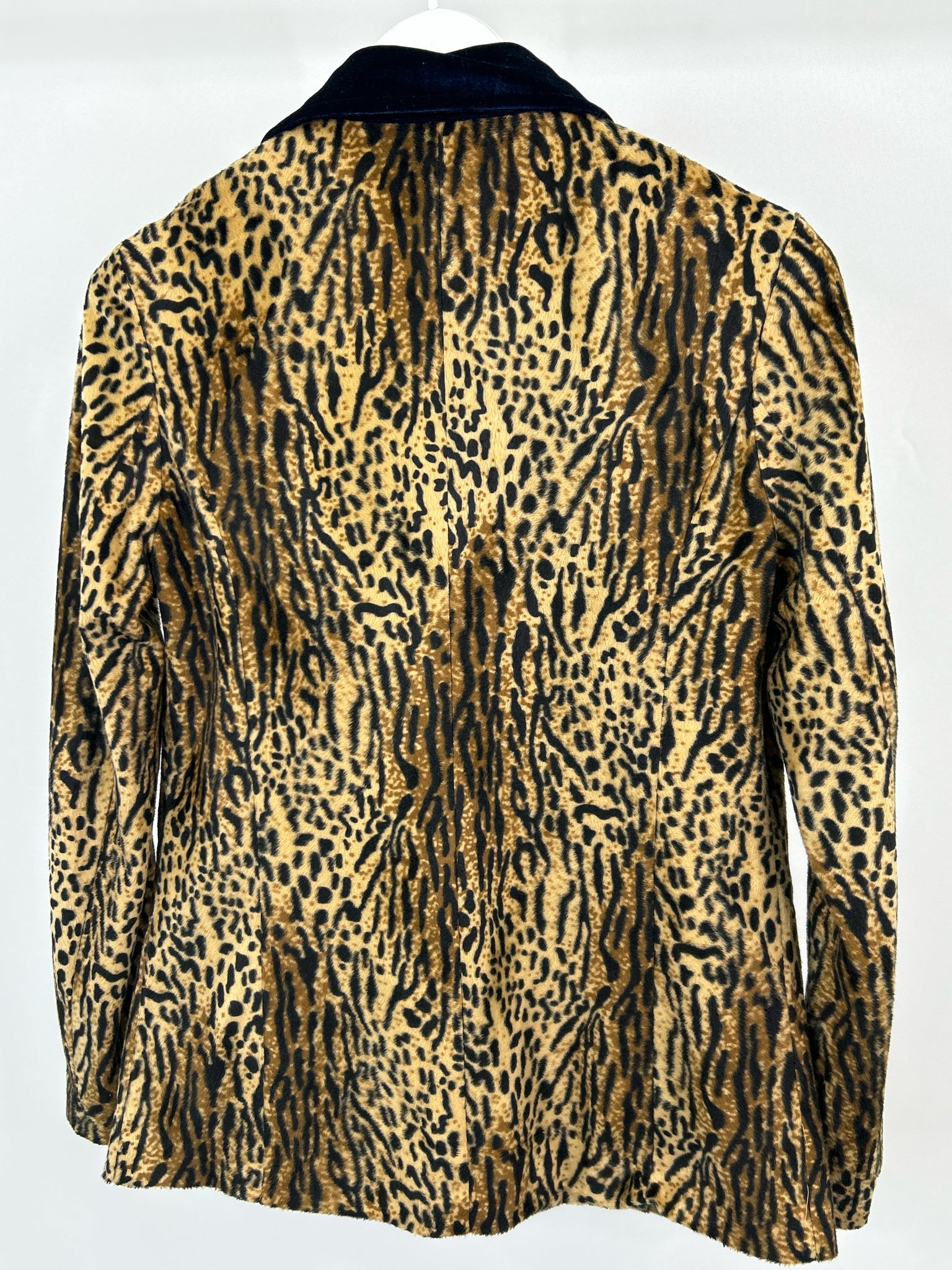 Ritzy Gypsy Size L Brown Print Women Blazer