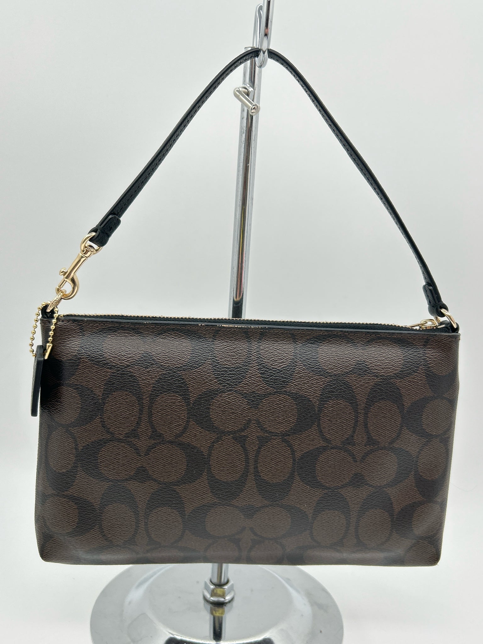 COACH BROWN MONOGRAM Women Wristlet