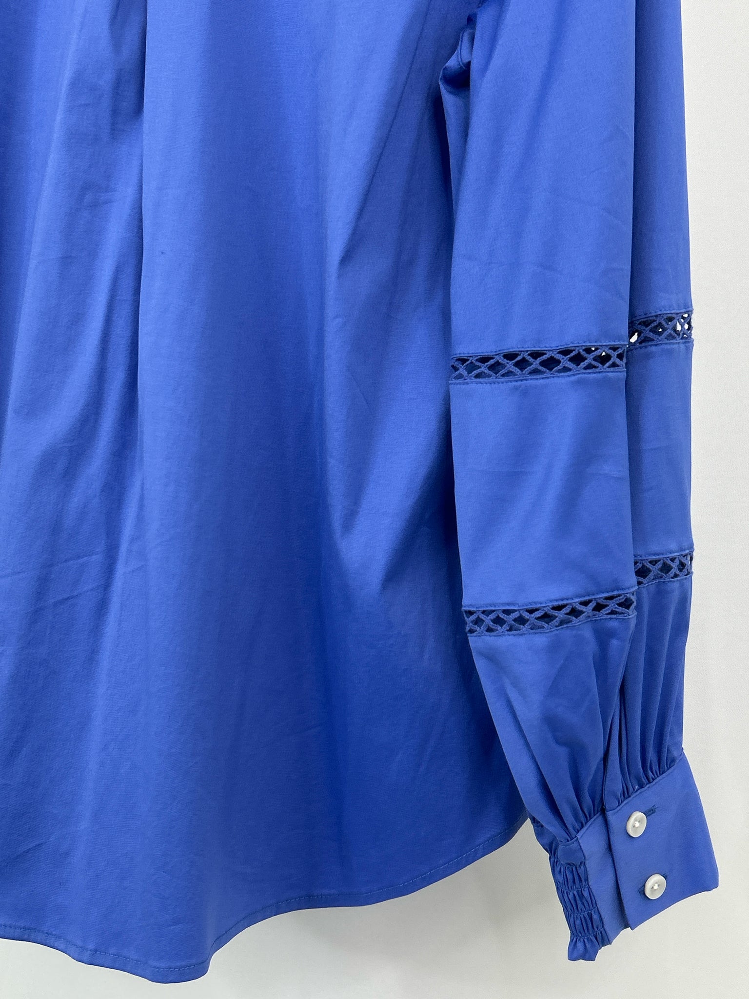 CHICO'S NWT Size 16/18 Blue Women Shirt