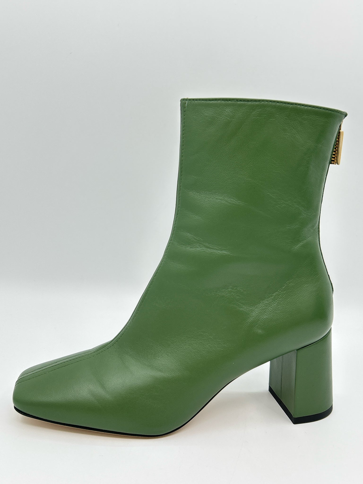 DEAR FRANCES Size 38/7.5 Green Women Booties NIB