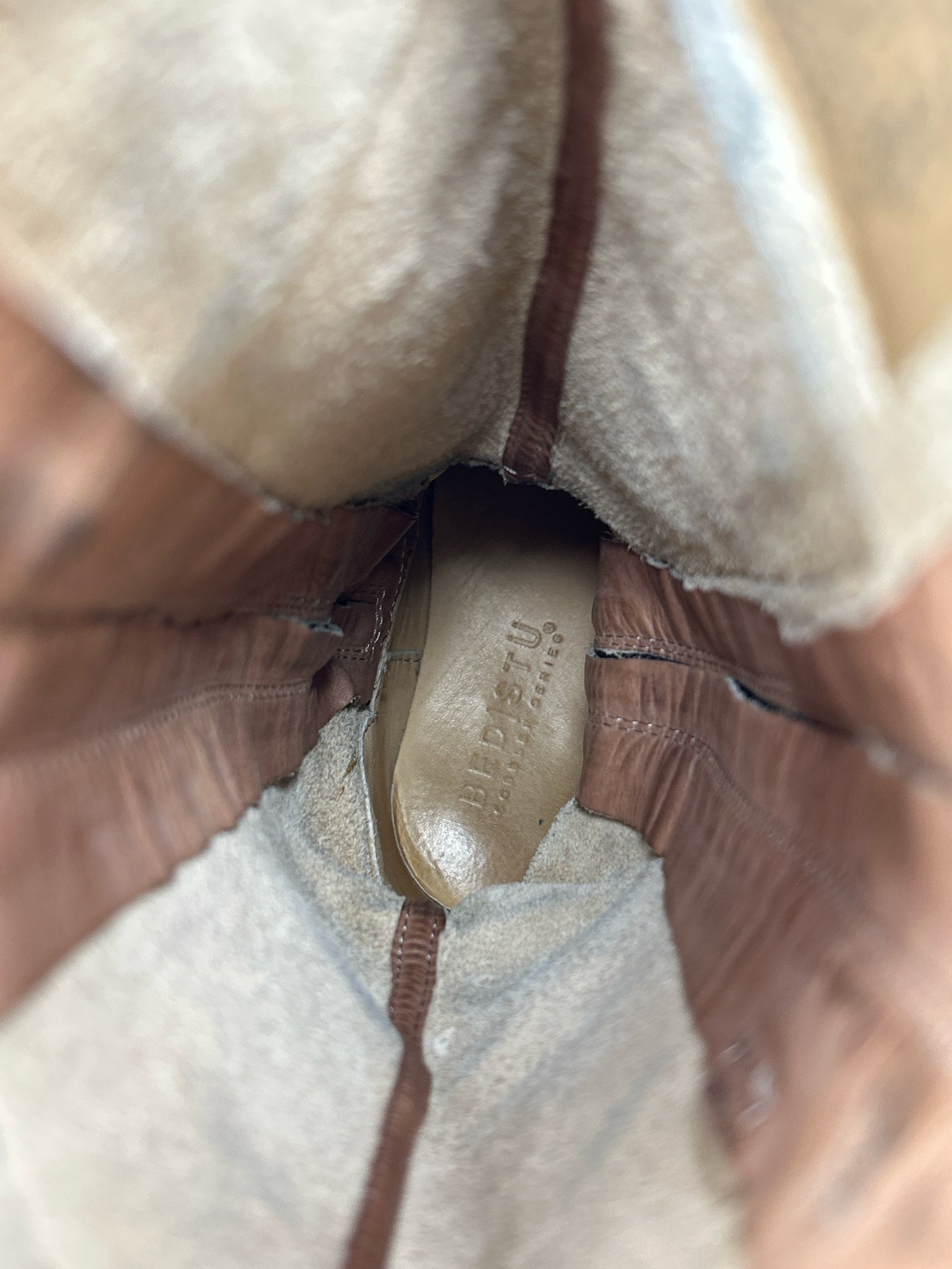 BED STU Size 7 Tan Women Boots