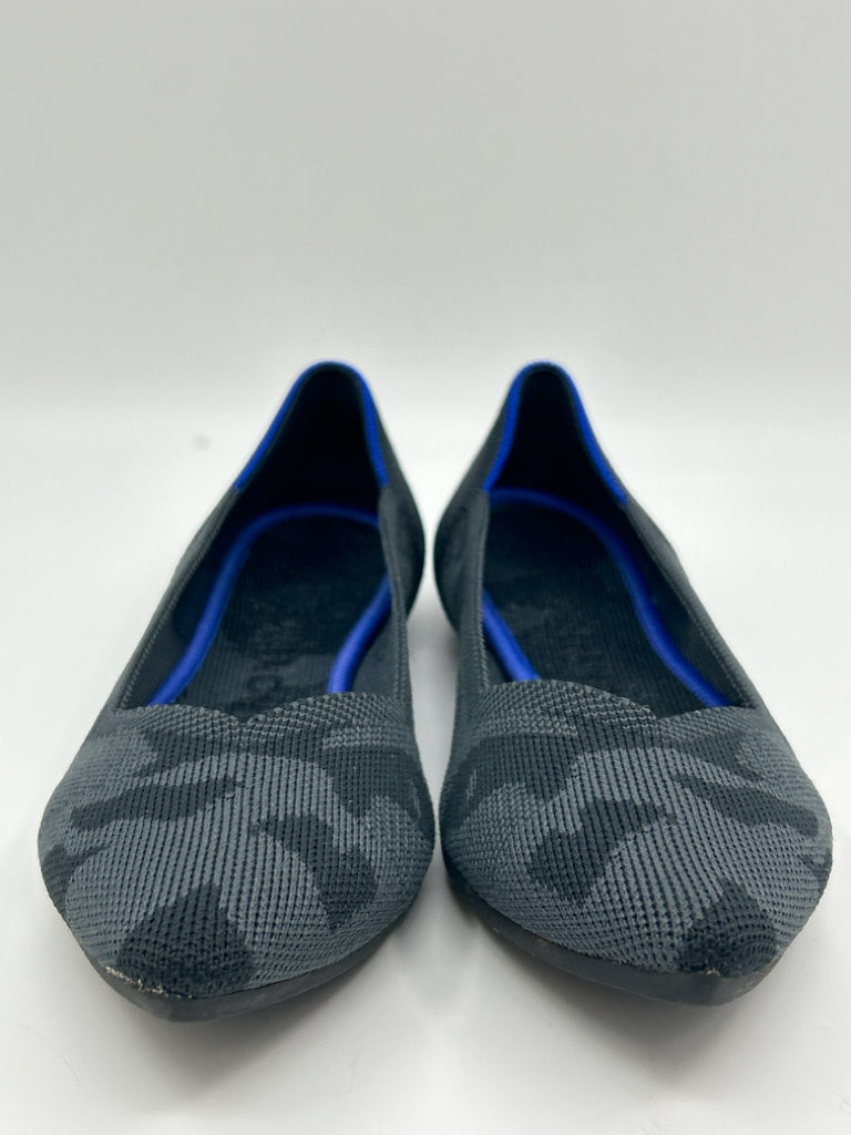 ROTHY'S Women Size 8W black and grey Flats