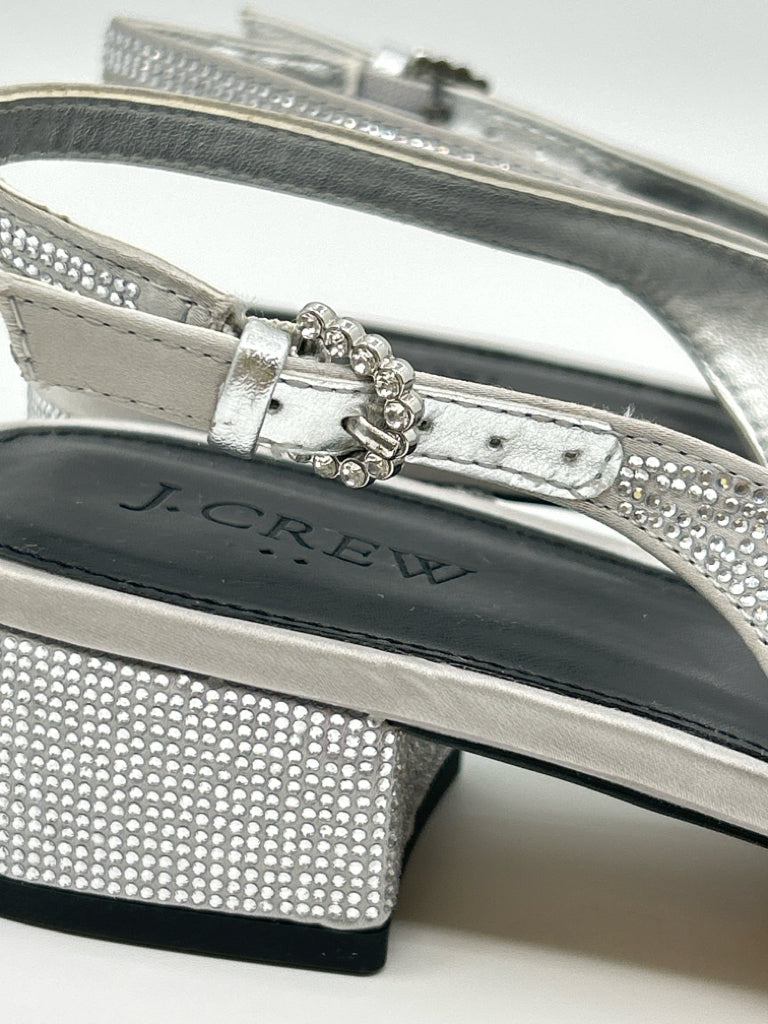 J CREW FACTORY Size 10 Rhinestone and Black Women's Pumps