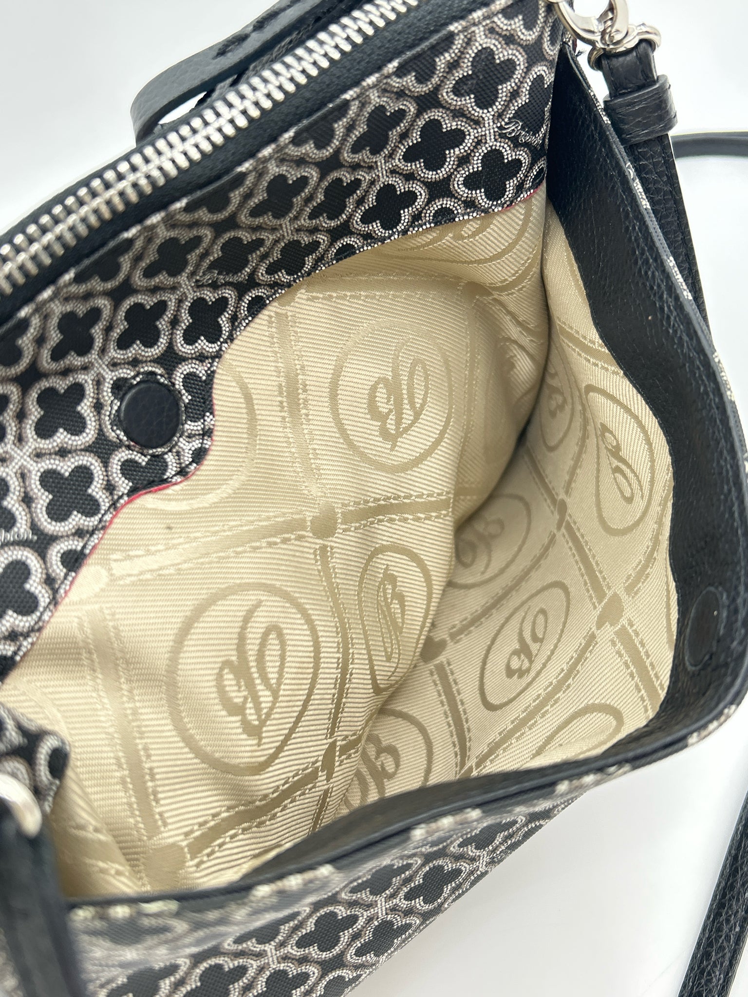 BRIGHTON Black Print Women Purse