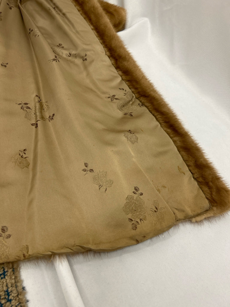 Maxine Furs Size M Brown Women Coat