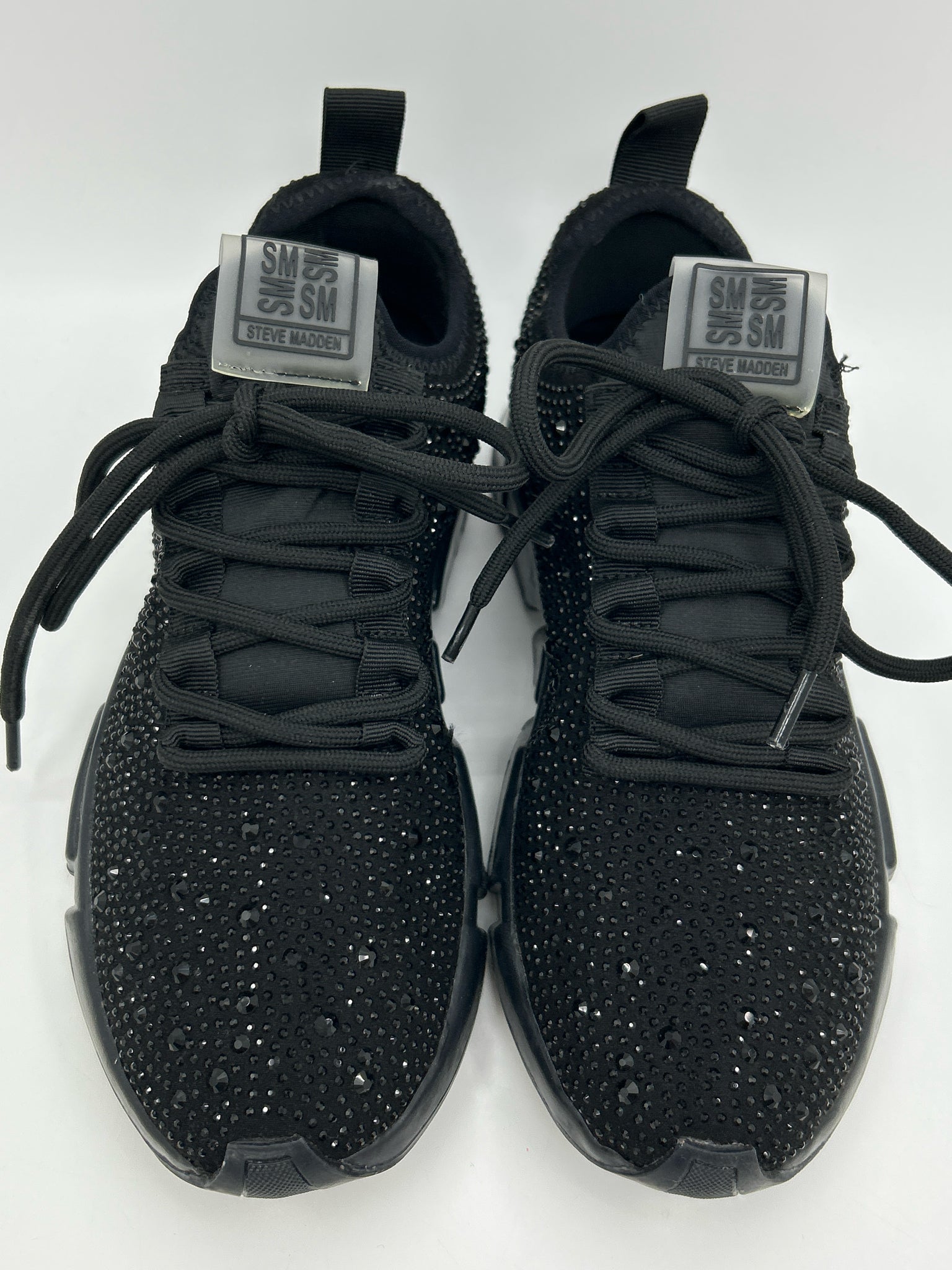 STEVE MADDEN Size 7.5M Black Women Sneakers