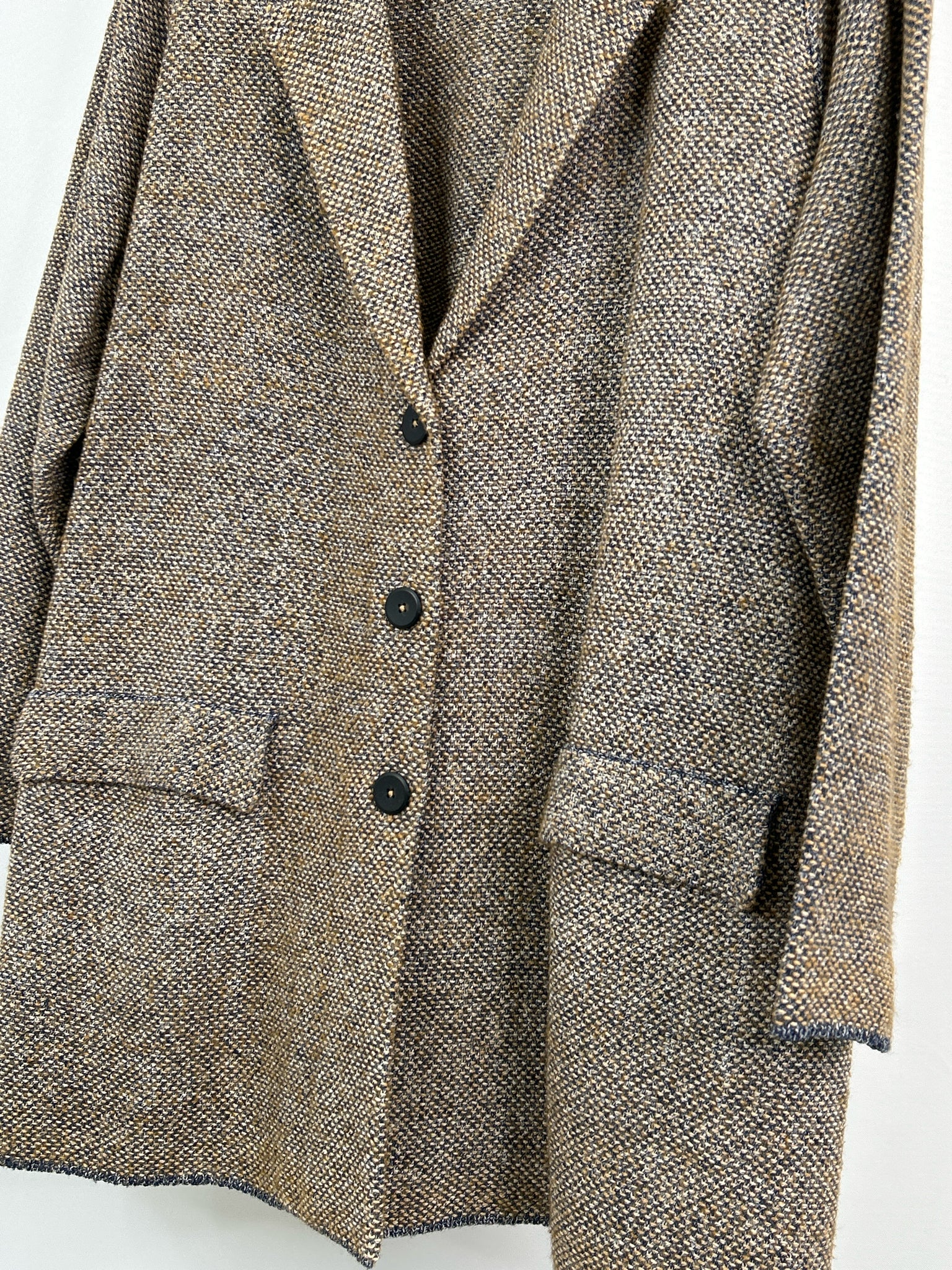 J JILL Size XL BEIGE AND NAVY Women Blazer