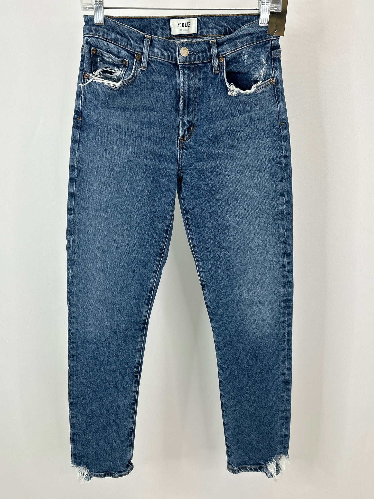 AGOLDE Size 27/4 BLUE DENIM Women jeans