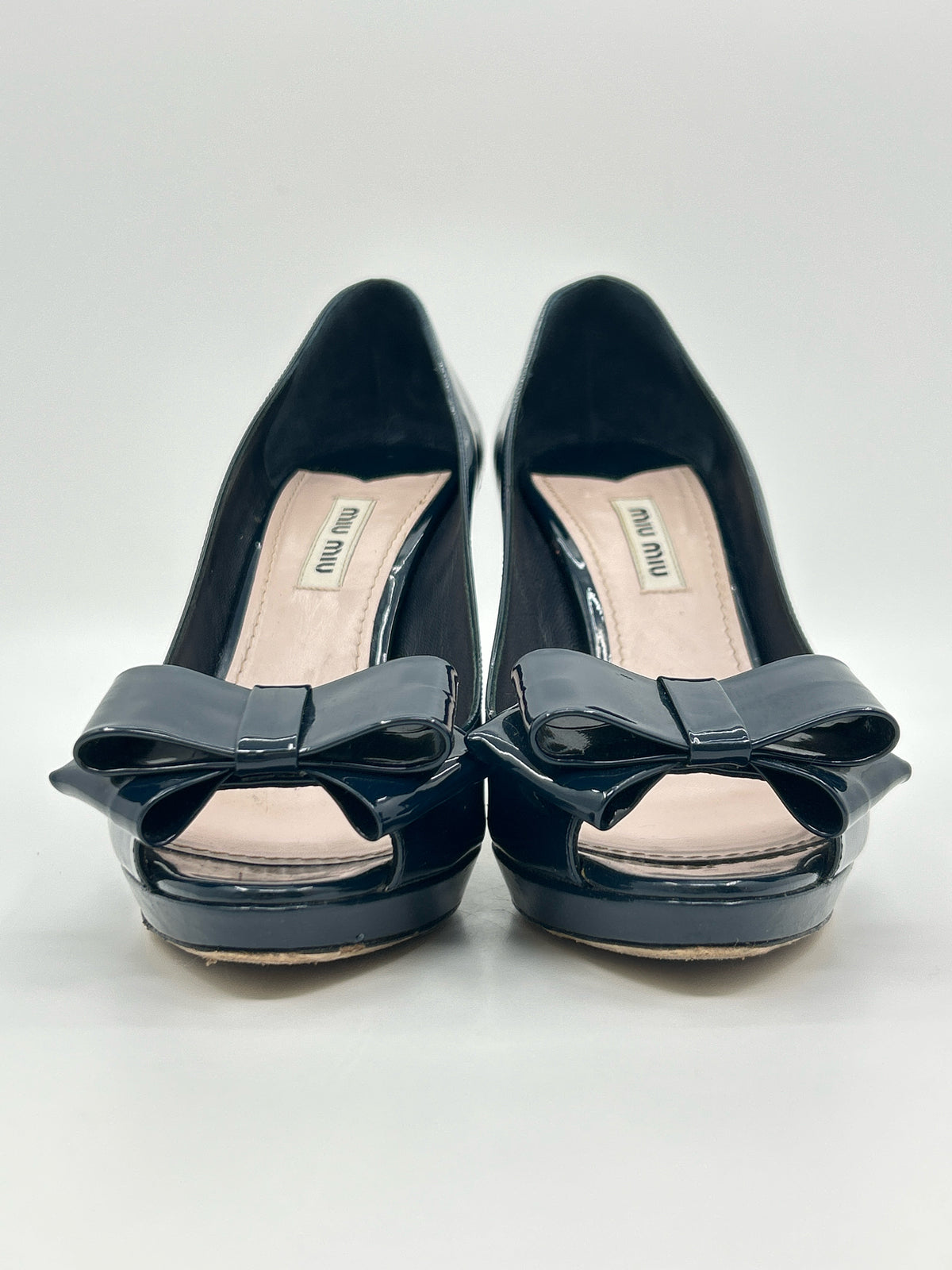 MIU MIU Size 38 Teal Women Pumps