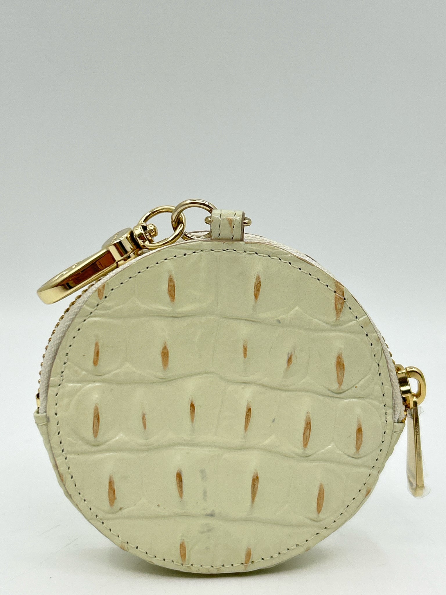 BRAHMIN Cream Coin Purse
