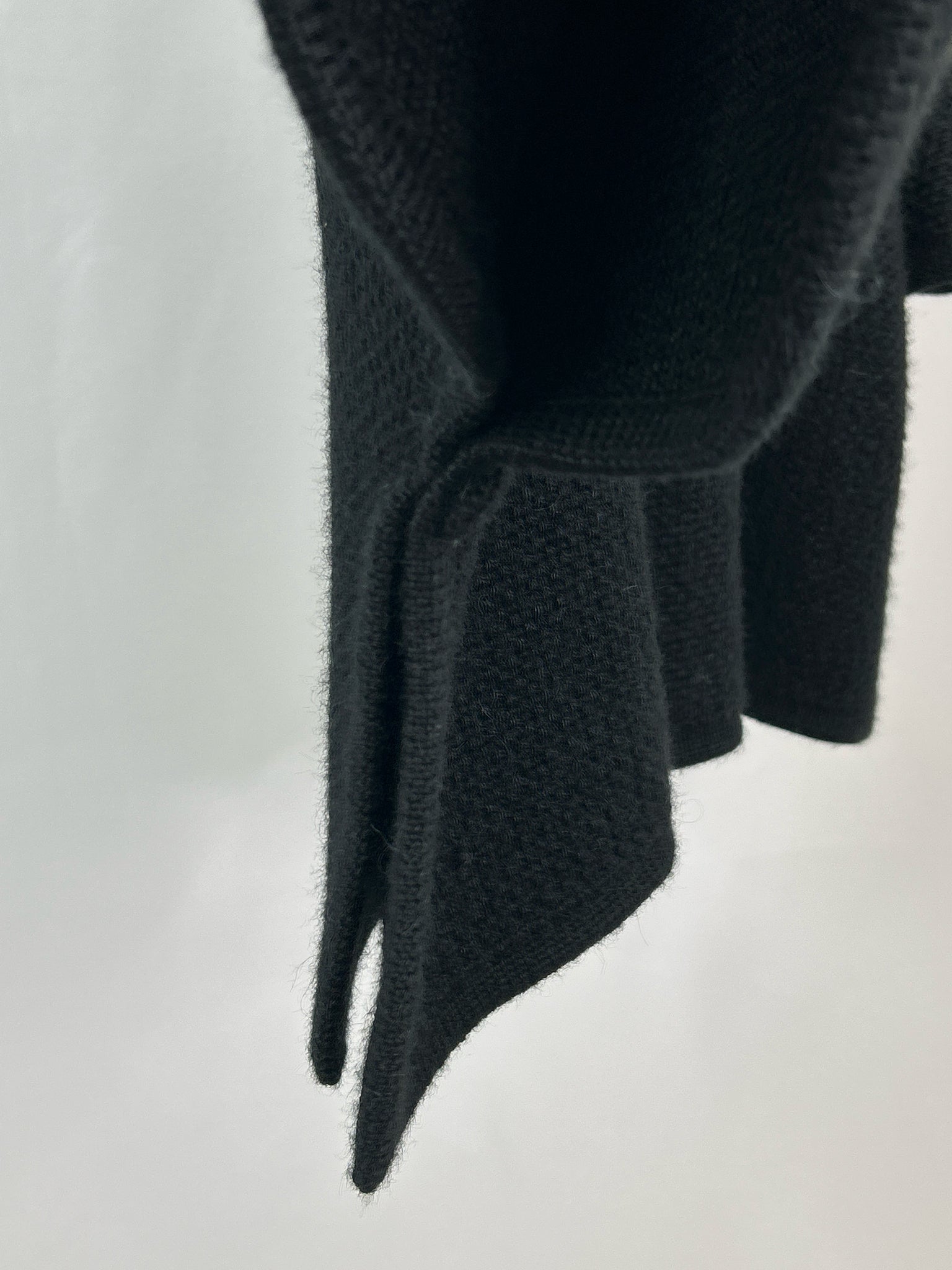 BABY ALPACA Size One Size Black Women Poncho