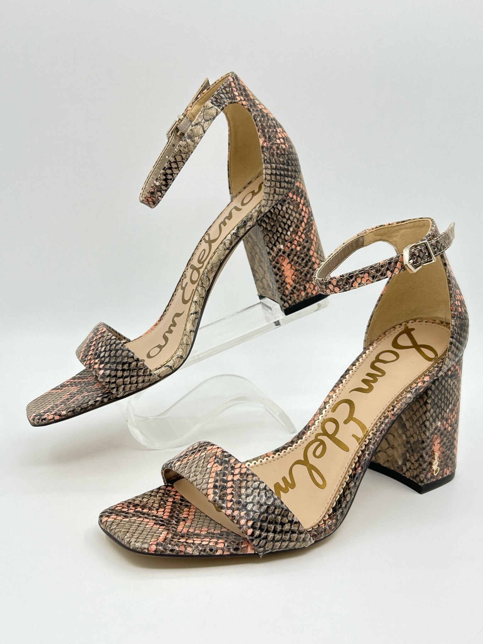 SAM EDELMAN Size 8 Animal Print Women Sandal