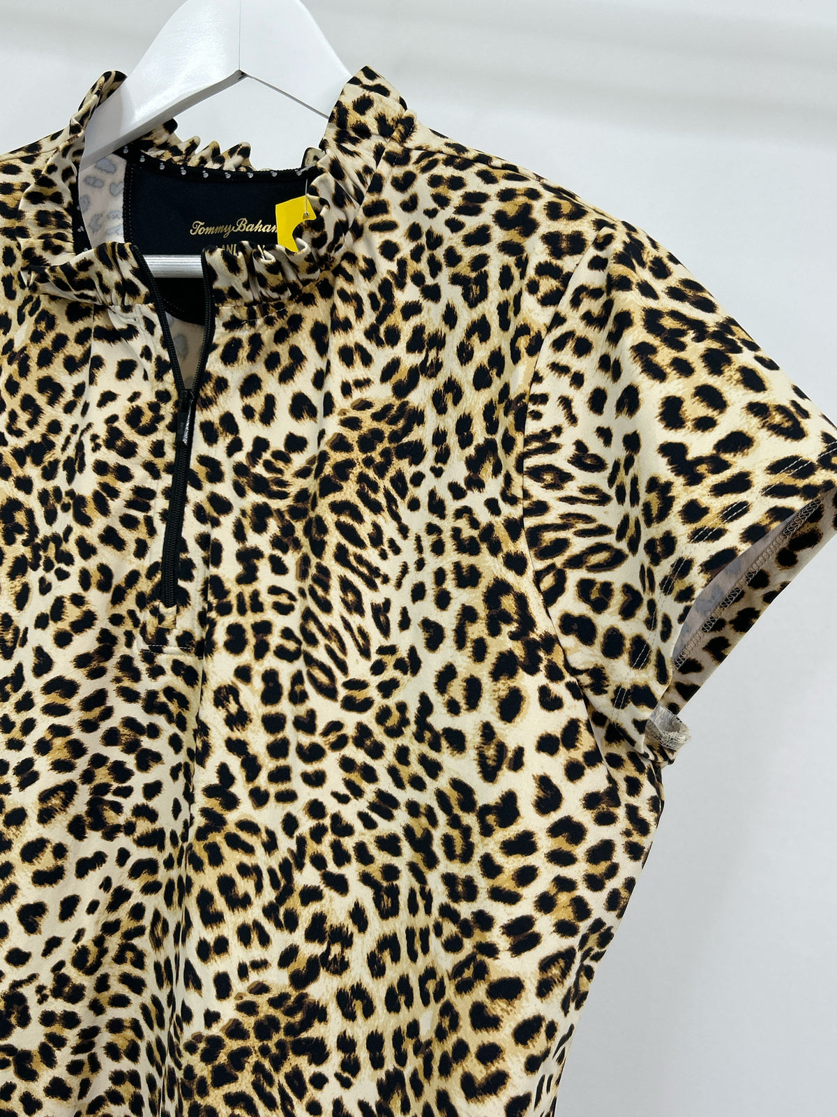 TOMMY BAHAMA Size XL Animal Print Women Top