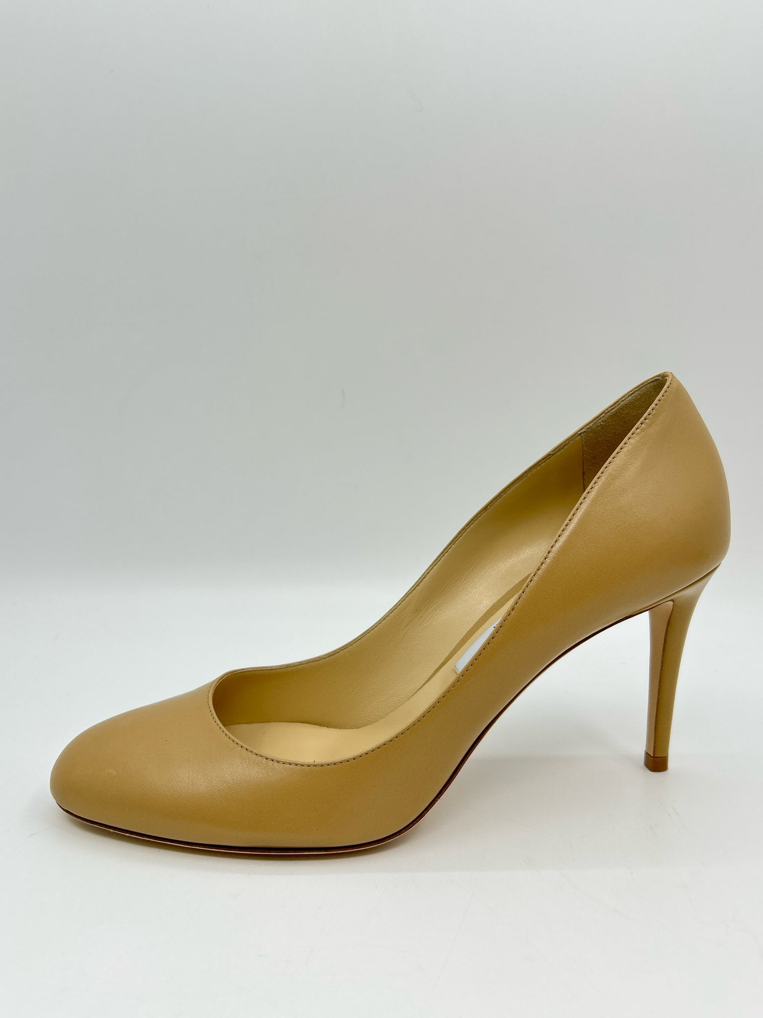 JIMMY CHOO Size 39.5 Nude Women Pumps NIB