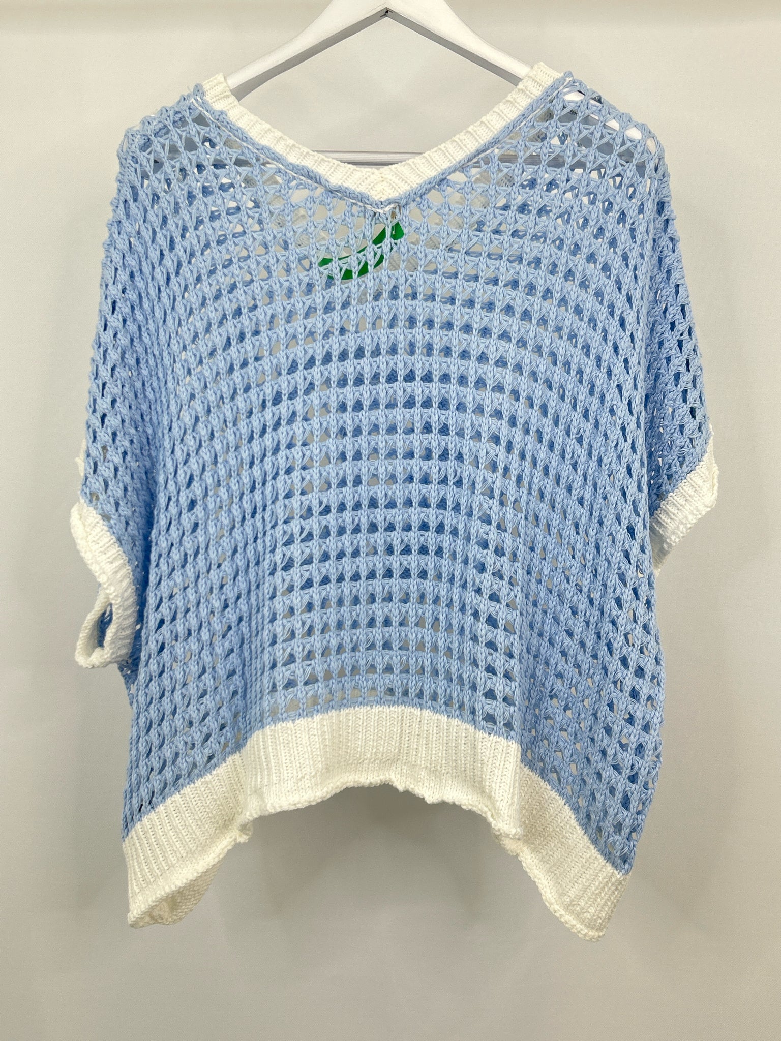 POL Size L blue and white Women Sweater