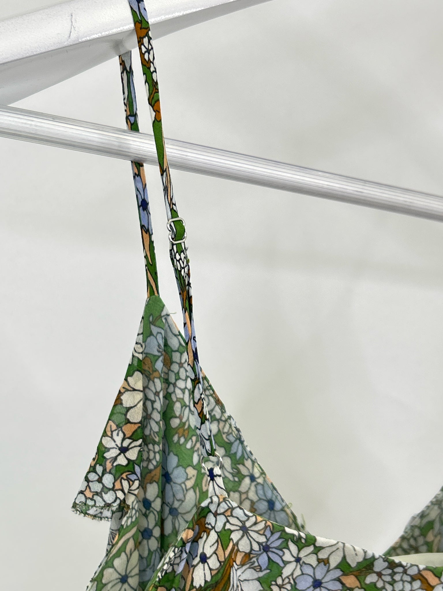 VERONICA BEARD Size 2 Green Floral Women Dress