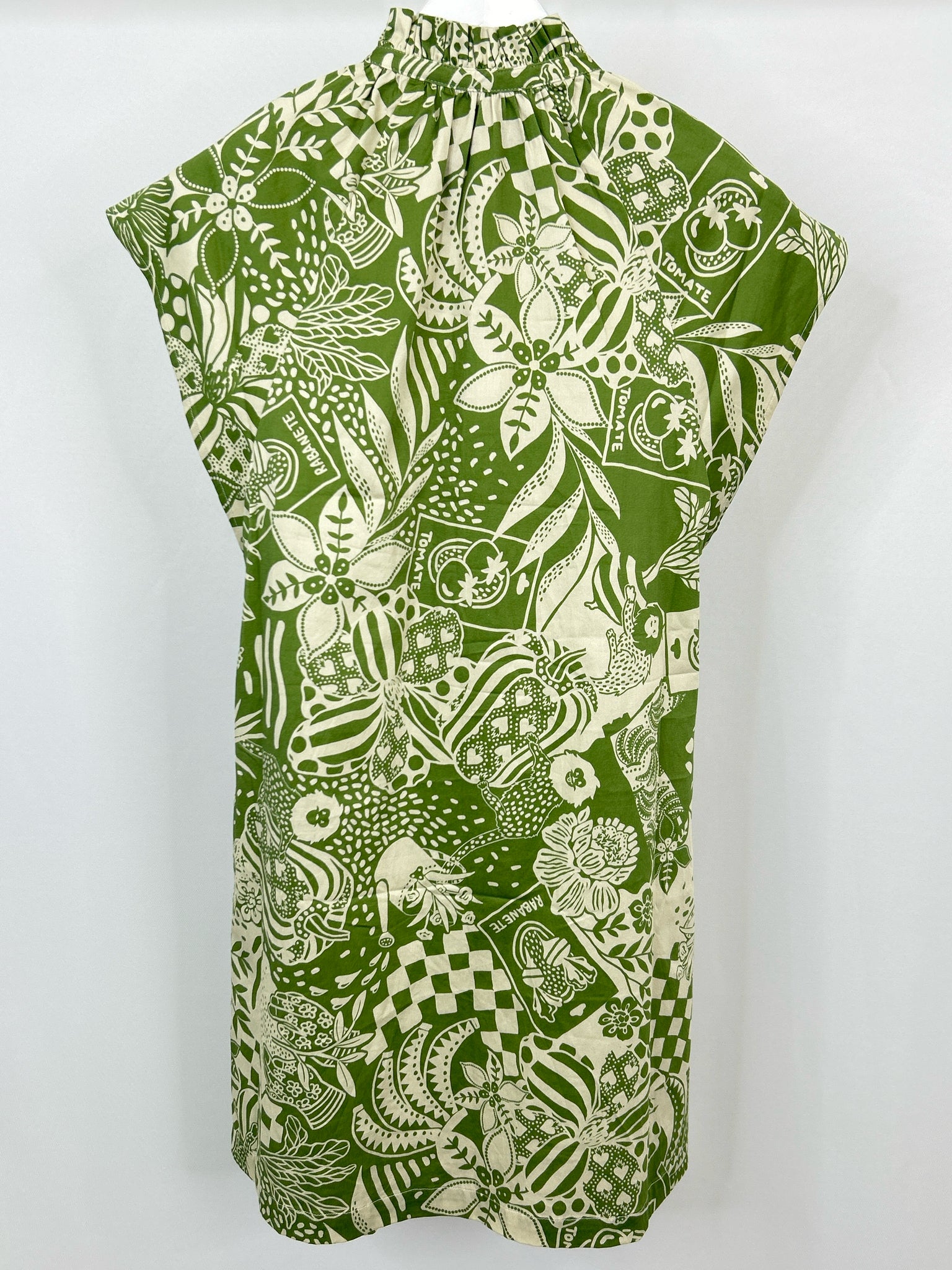 ALDEN ADAIR Size XS Green Print Women Dress NWT