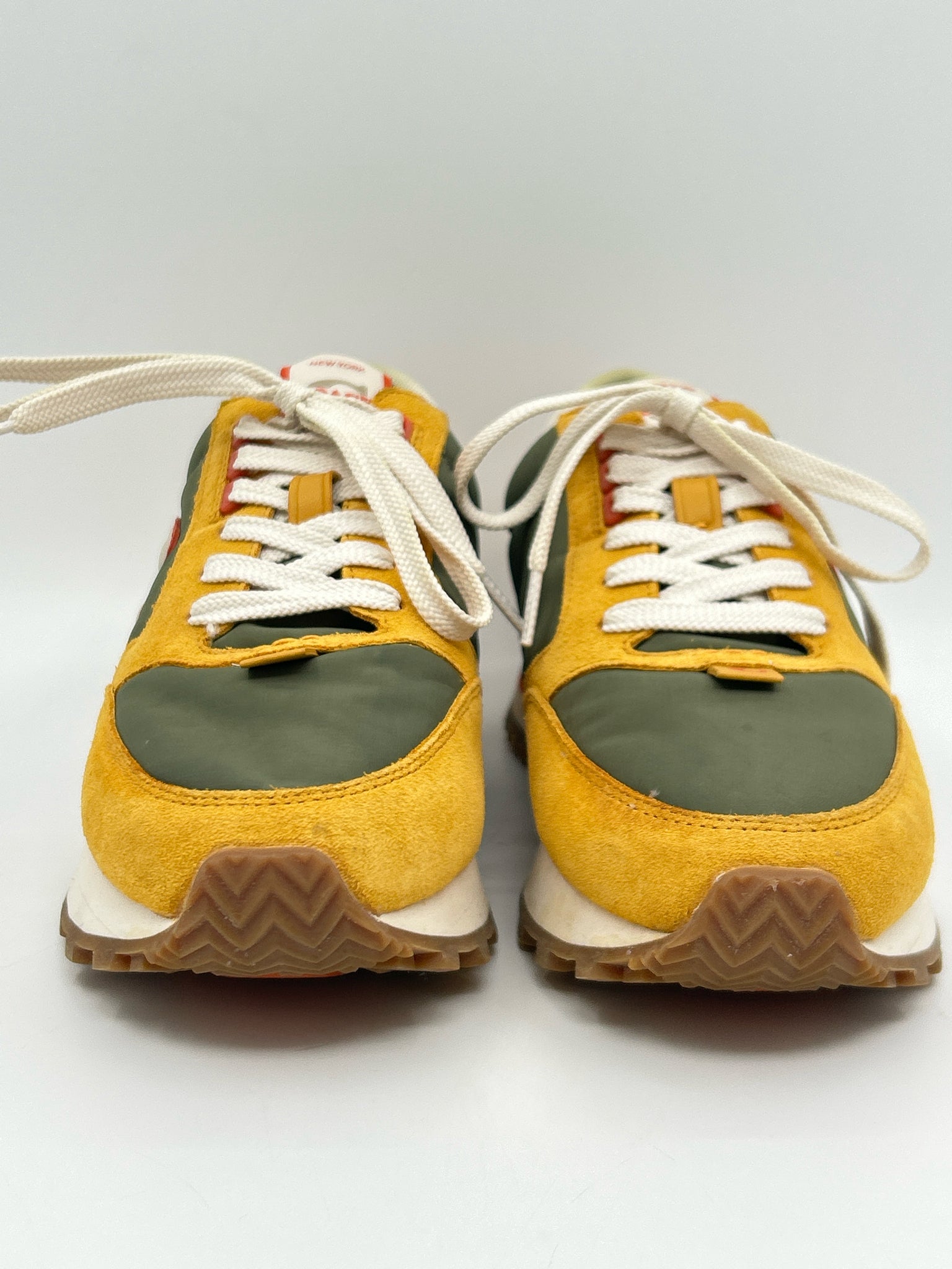 Coach Size 8B GREEN & GOLD Women Sneakers