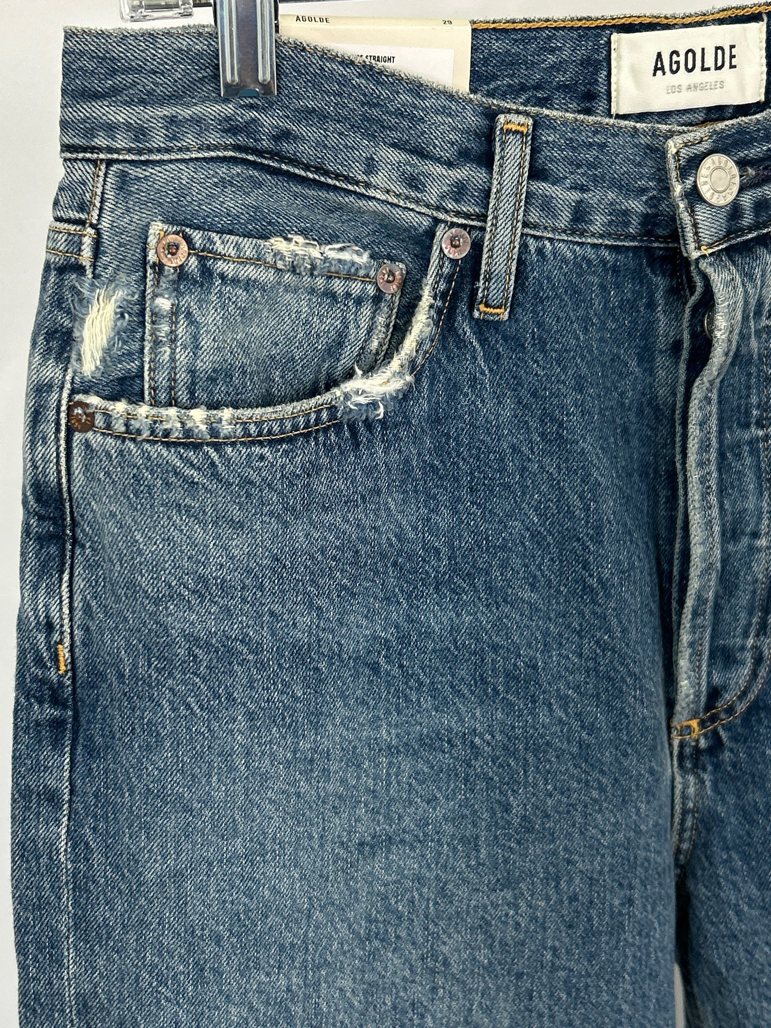 AGOLDE Size 29/8 Blue Denim Women Jeans NWT