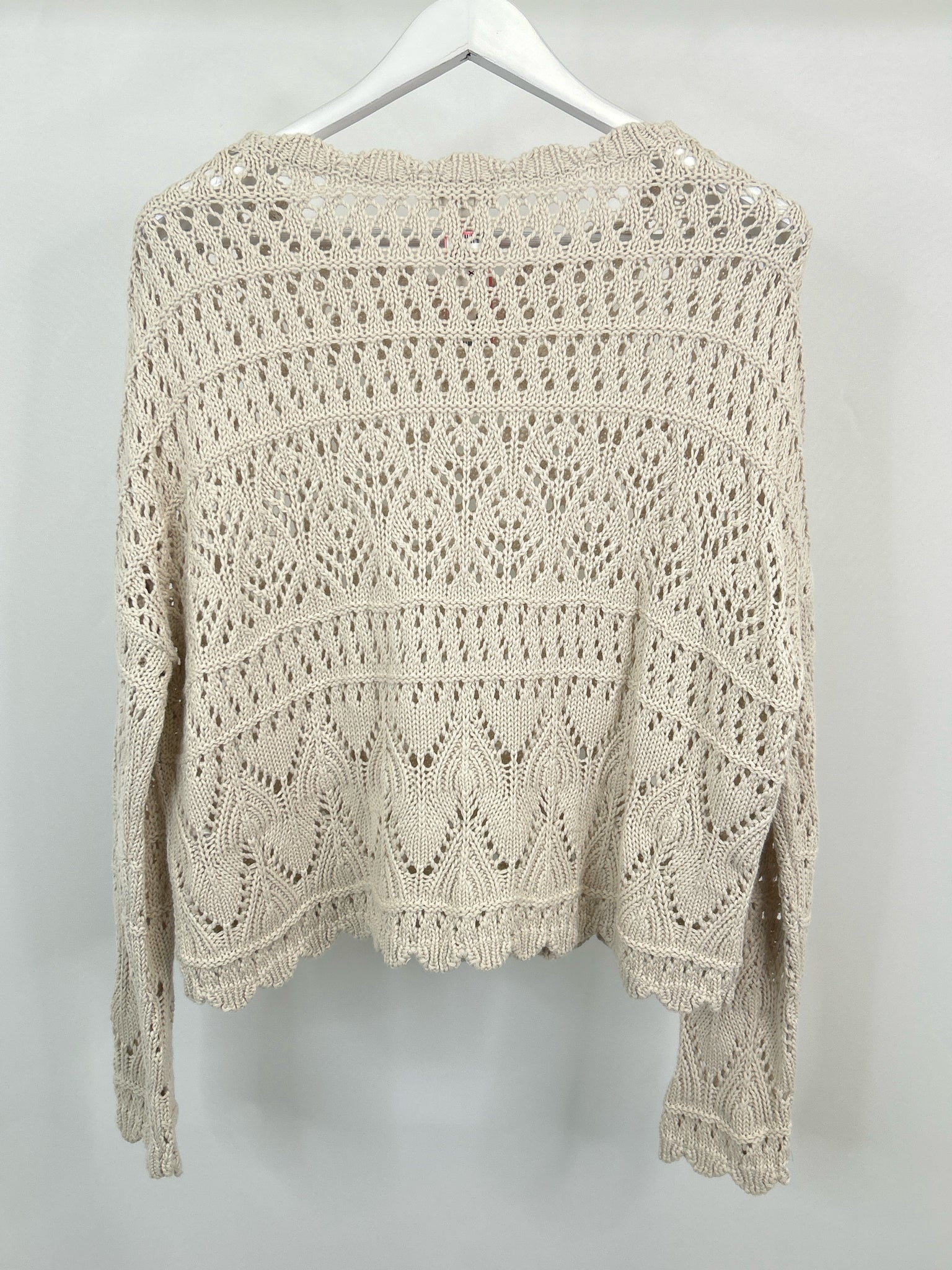 Garnet Hill Size XL Beige Women Sweater