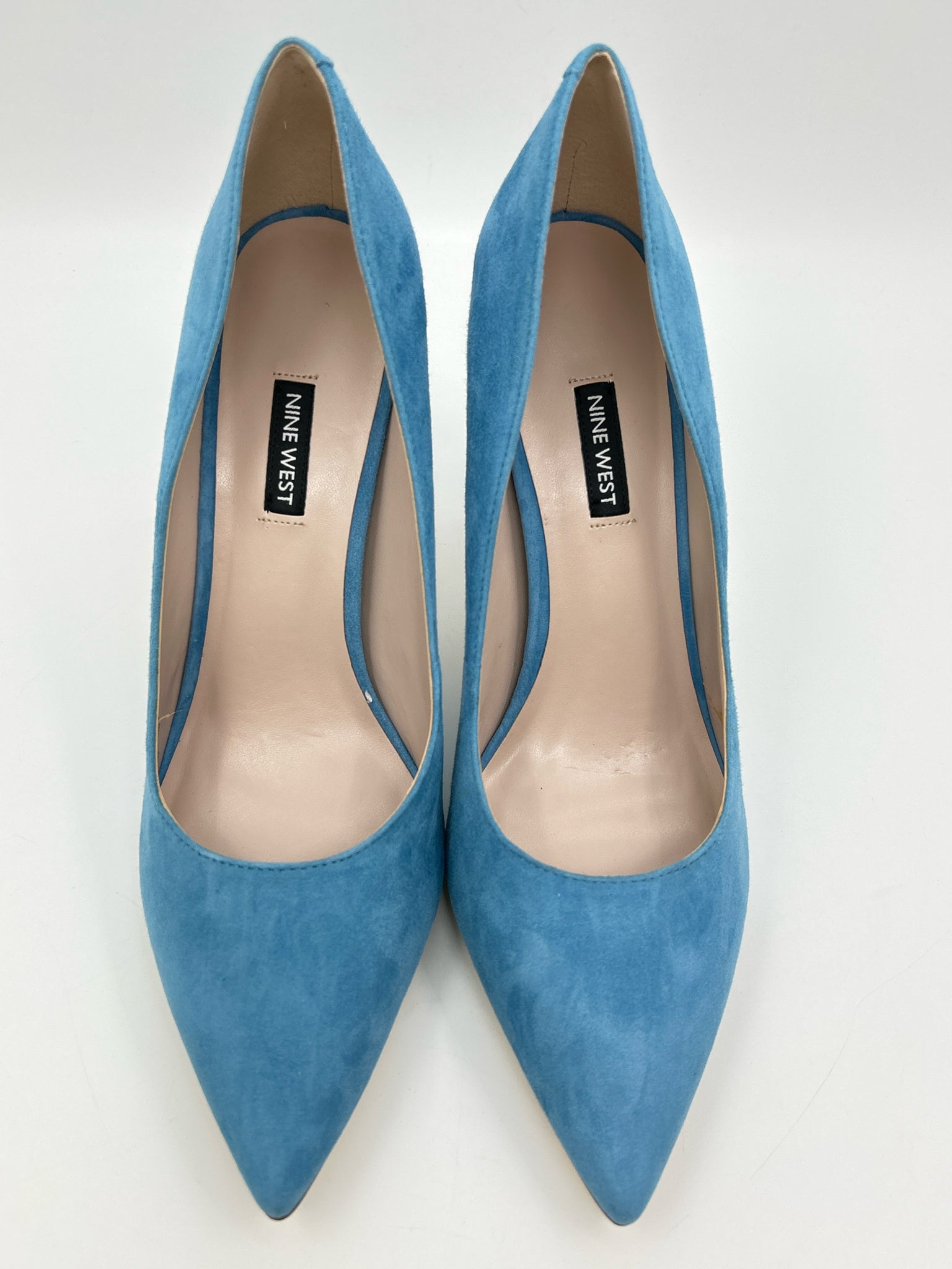 NINE WEST Size 11M Blue Women Pumps