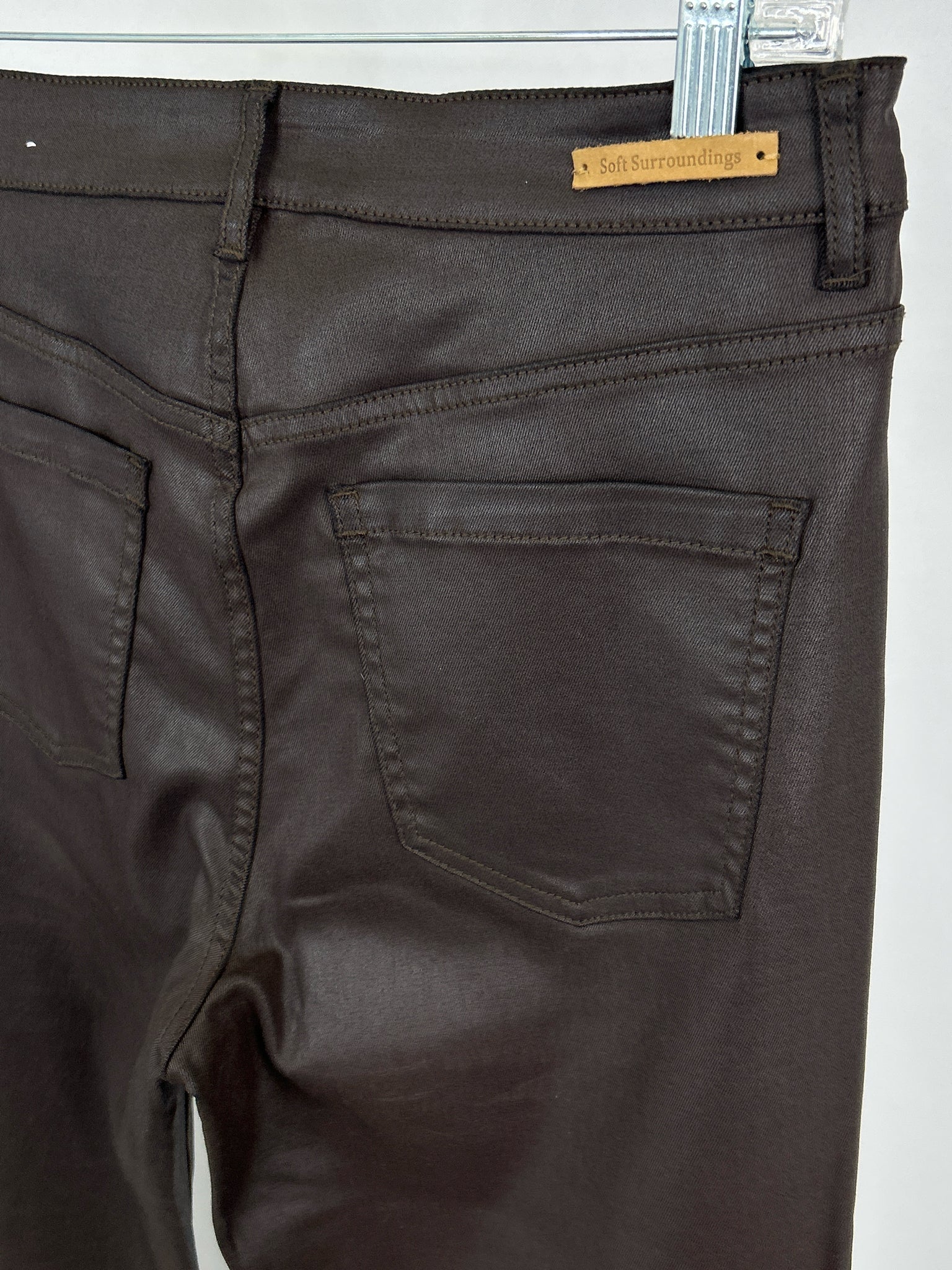 SOFT SURROUNDINGS Size 6 Brown Women Pants