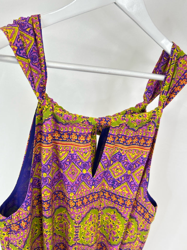 Lauren Ralph Lauren Size M Purple and green Women's Top