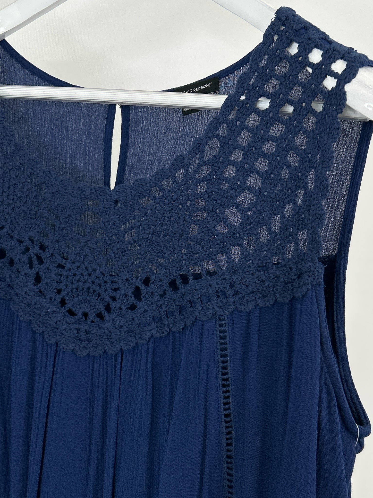 NEW DIRECTIONS Size L Blue Women's Dress