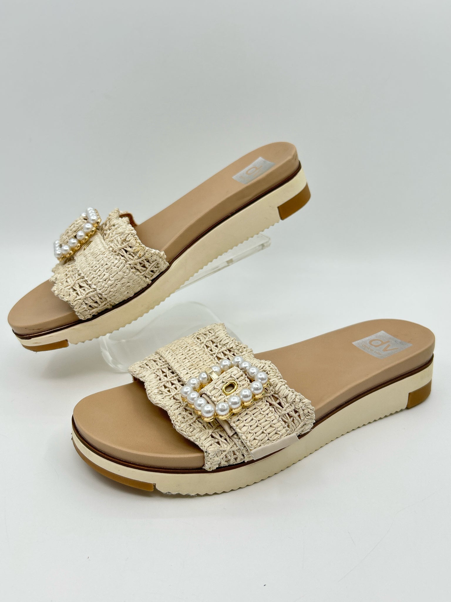 DOLCE VITA Size 8.5 Natural Women Sandal