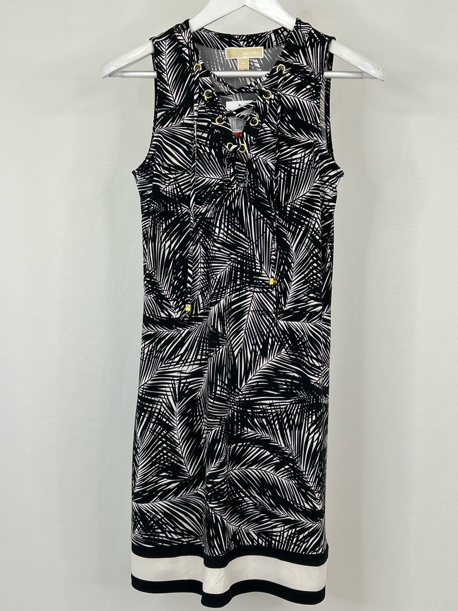 MICHAEL MICHAEL KORS Size XS Black and White Women Dress