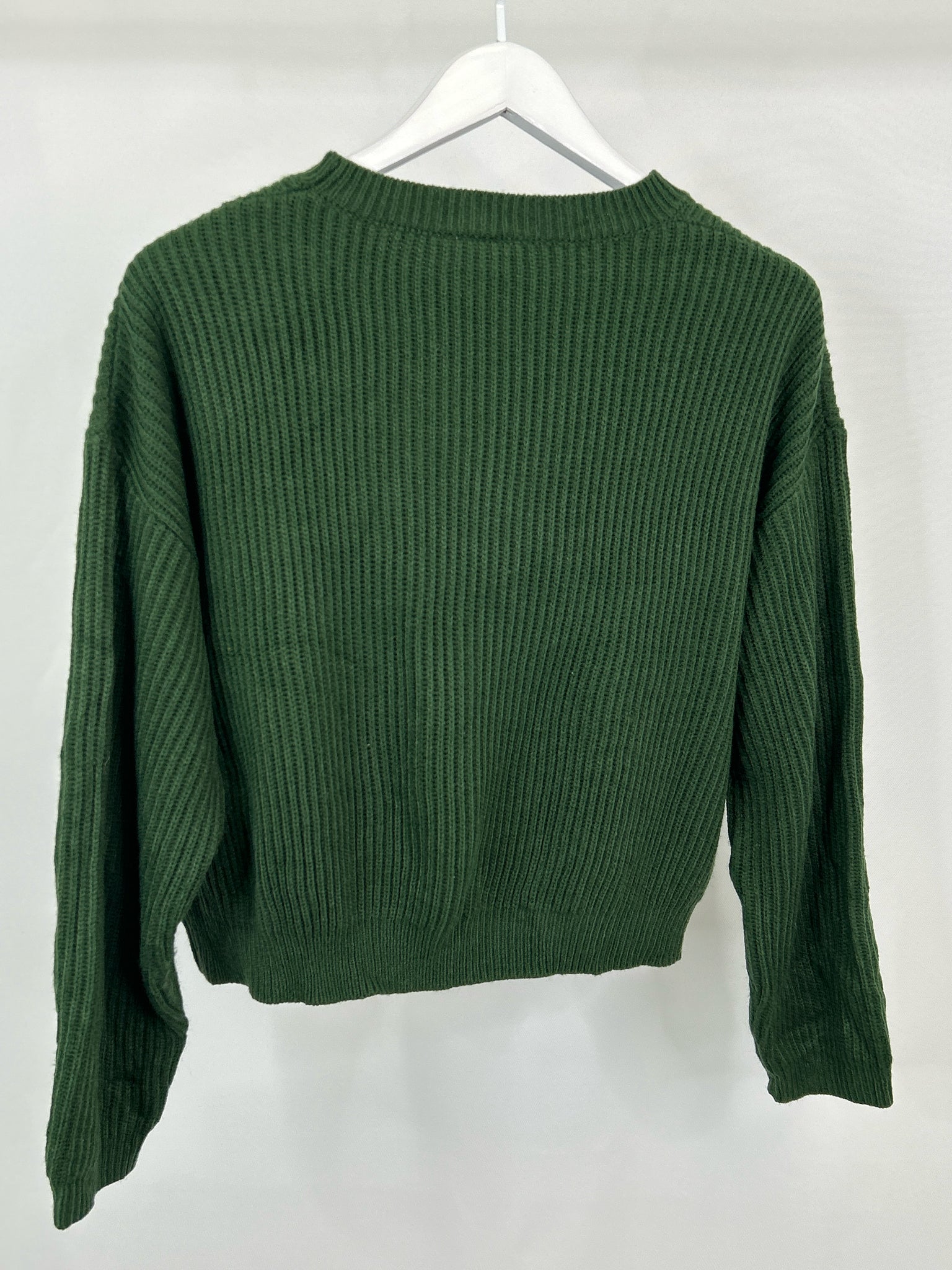 Queen of Sparkle Size S Green Women Sweater