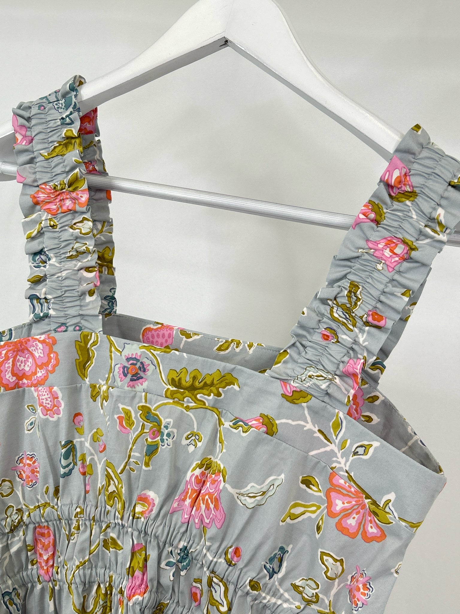 SPARTINA 449 Size S Blue floral Women's Tank Top