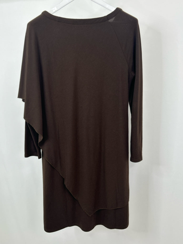 SOFT SURROUNDINGS Size M Chocolate Brown Dress