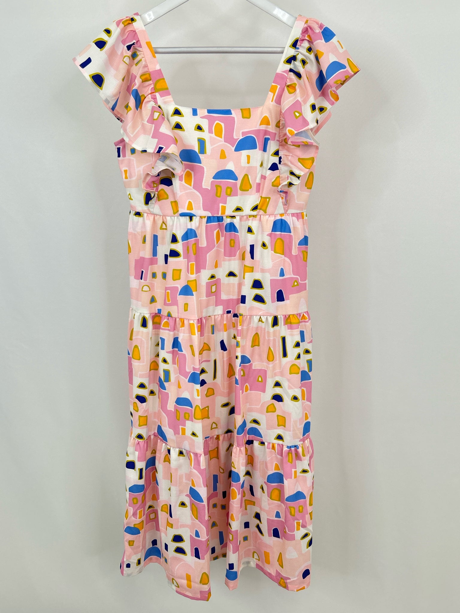 Crosby by Mollie Burch Size XS/S Pink and Blue Women Dress