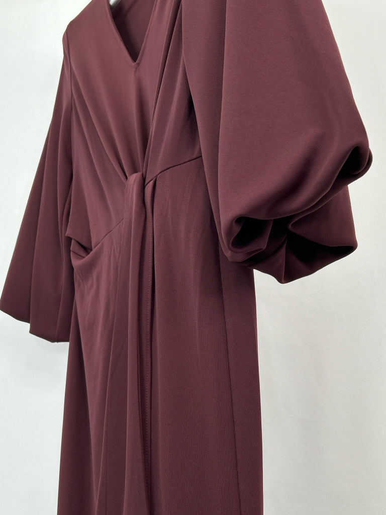 Lauren Ralph Lauren Size 6 Burgundy Women's Dress