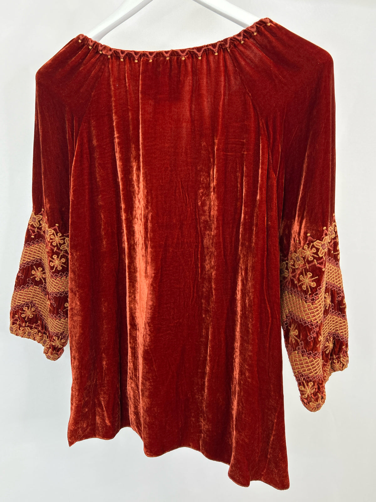 JOHNNY WAS Size M RUST Women Top