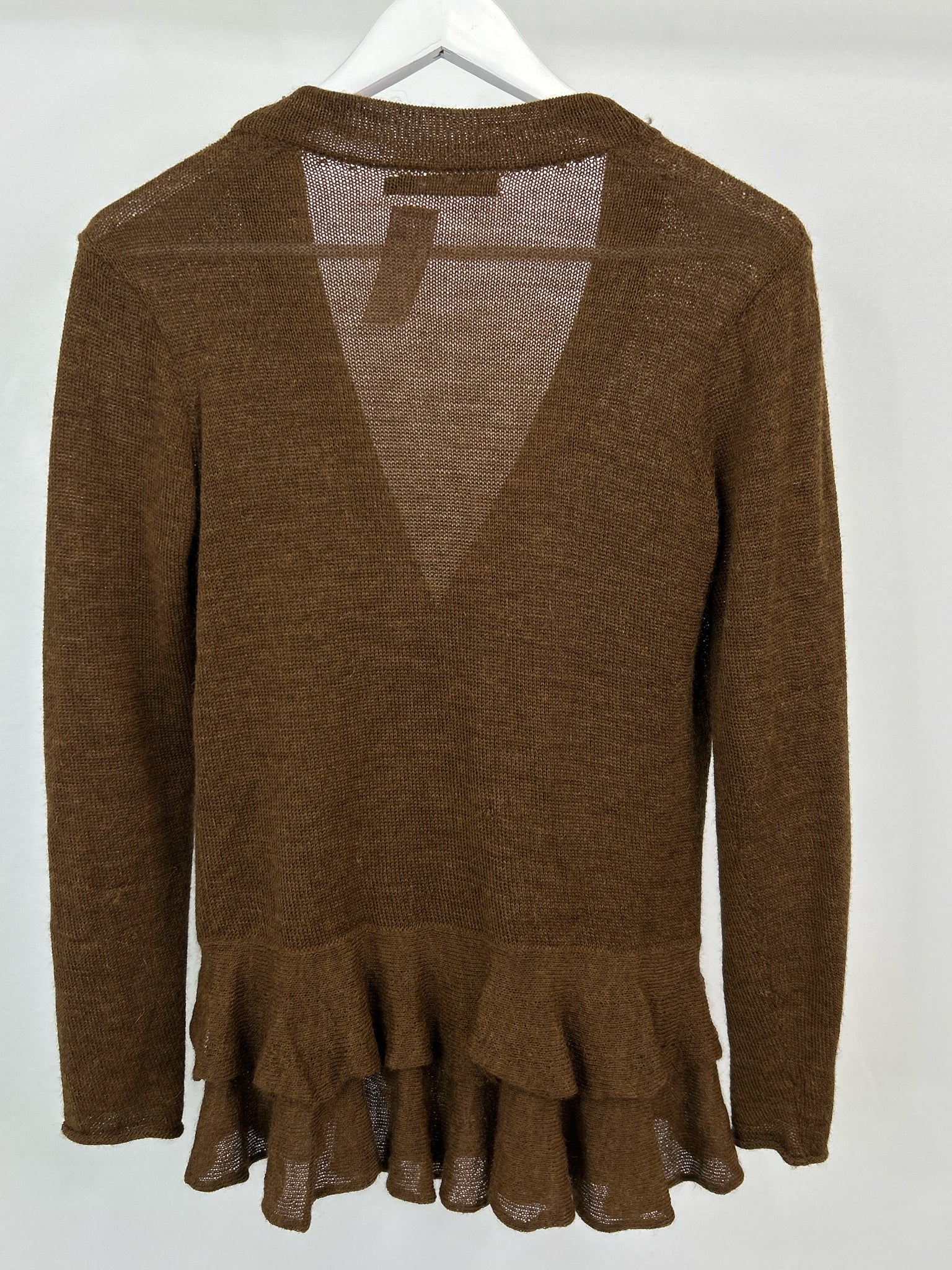 PERUVIAN COLLECTION Size M Brown Women Cardigan